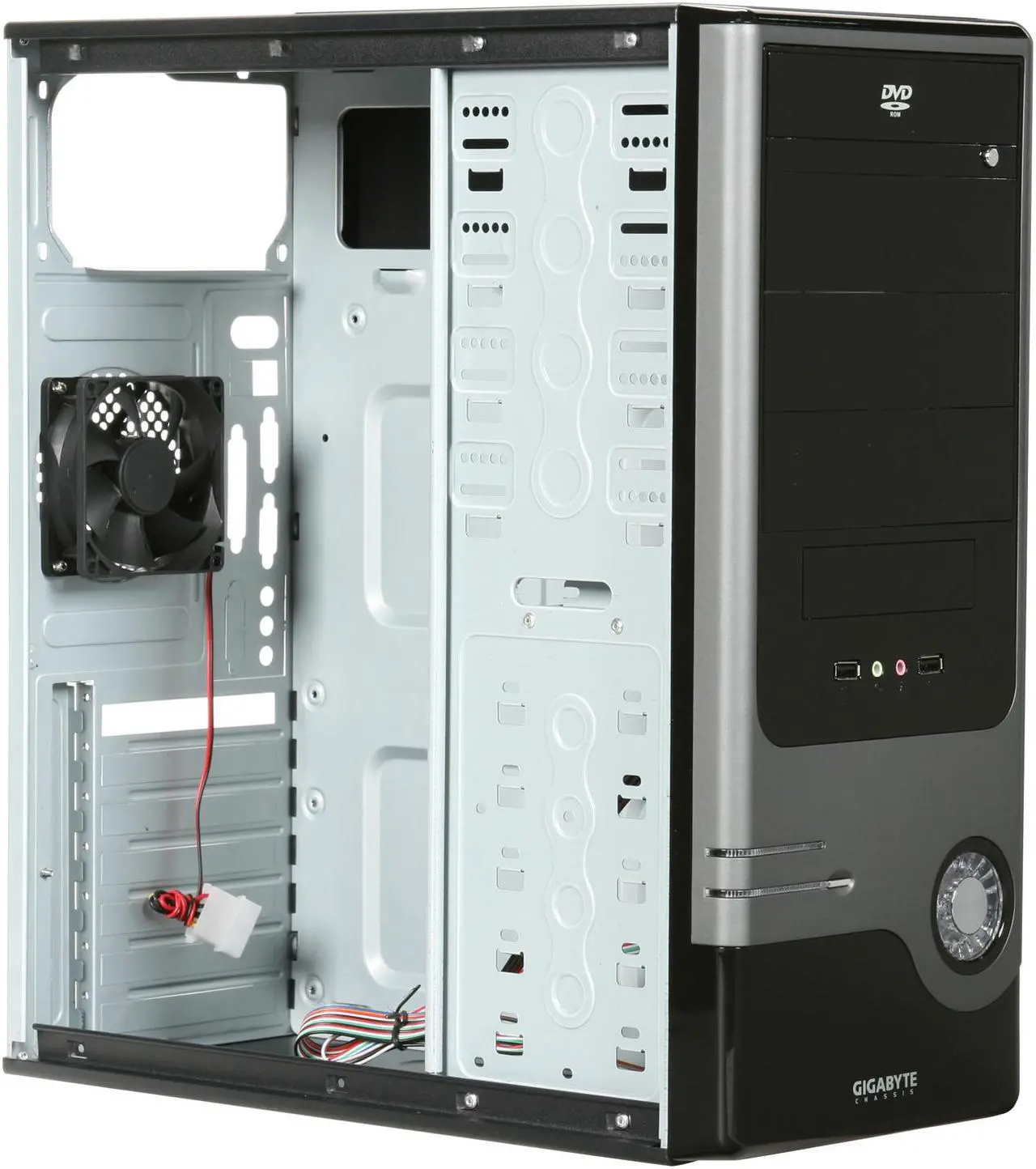 Alt view image 7 of 9 - GIGABYTE gz-ph1a3 Black SGCC ATX Mid Tower Computer Case