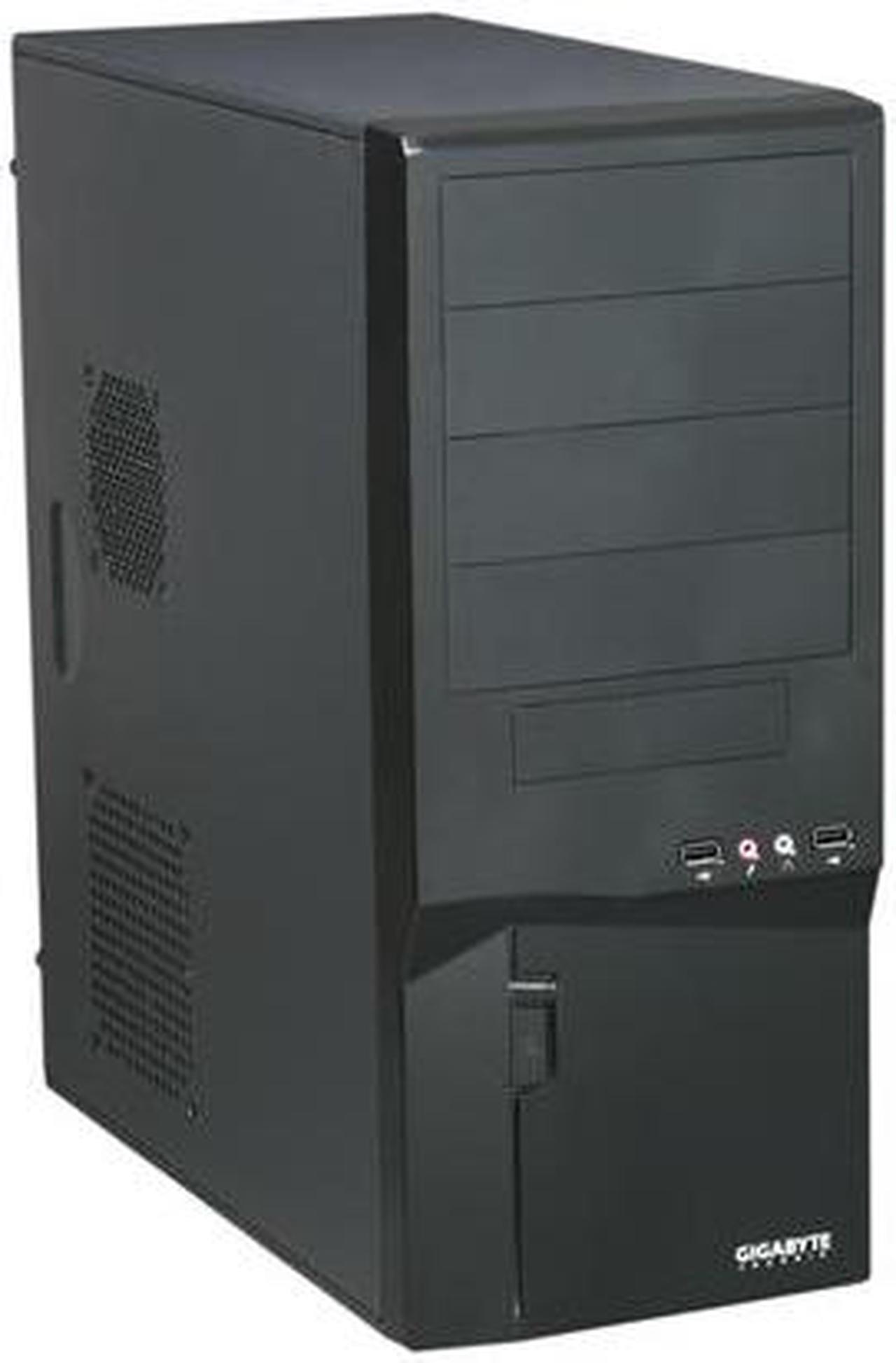 Main image of GIGABYTE GZ-P5HA3W Black SECC ATX Mid Tower Computer Case w/ black interior Tower