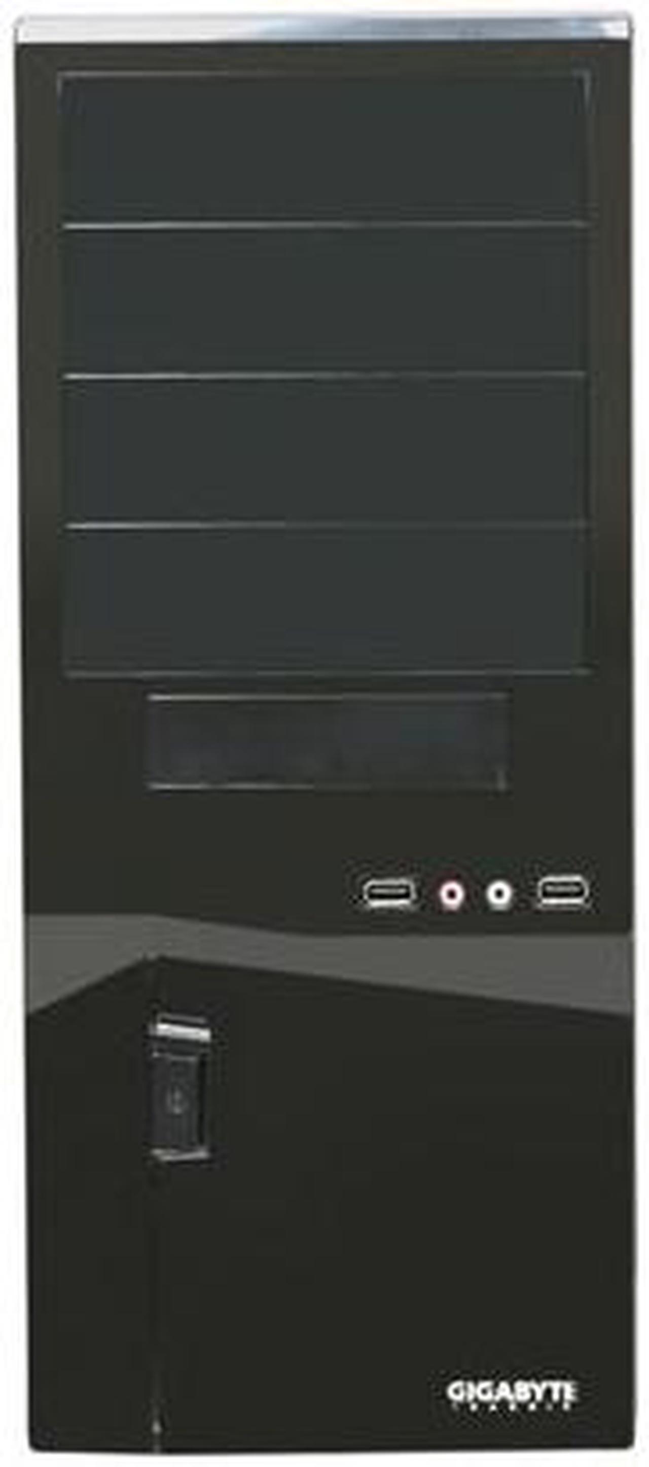Alt view image 2 of 9 - GIGABYTE GZ-P5HA3W Black SECC ATX Mid Tower Computer Case w/ black interior Tower