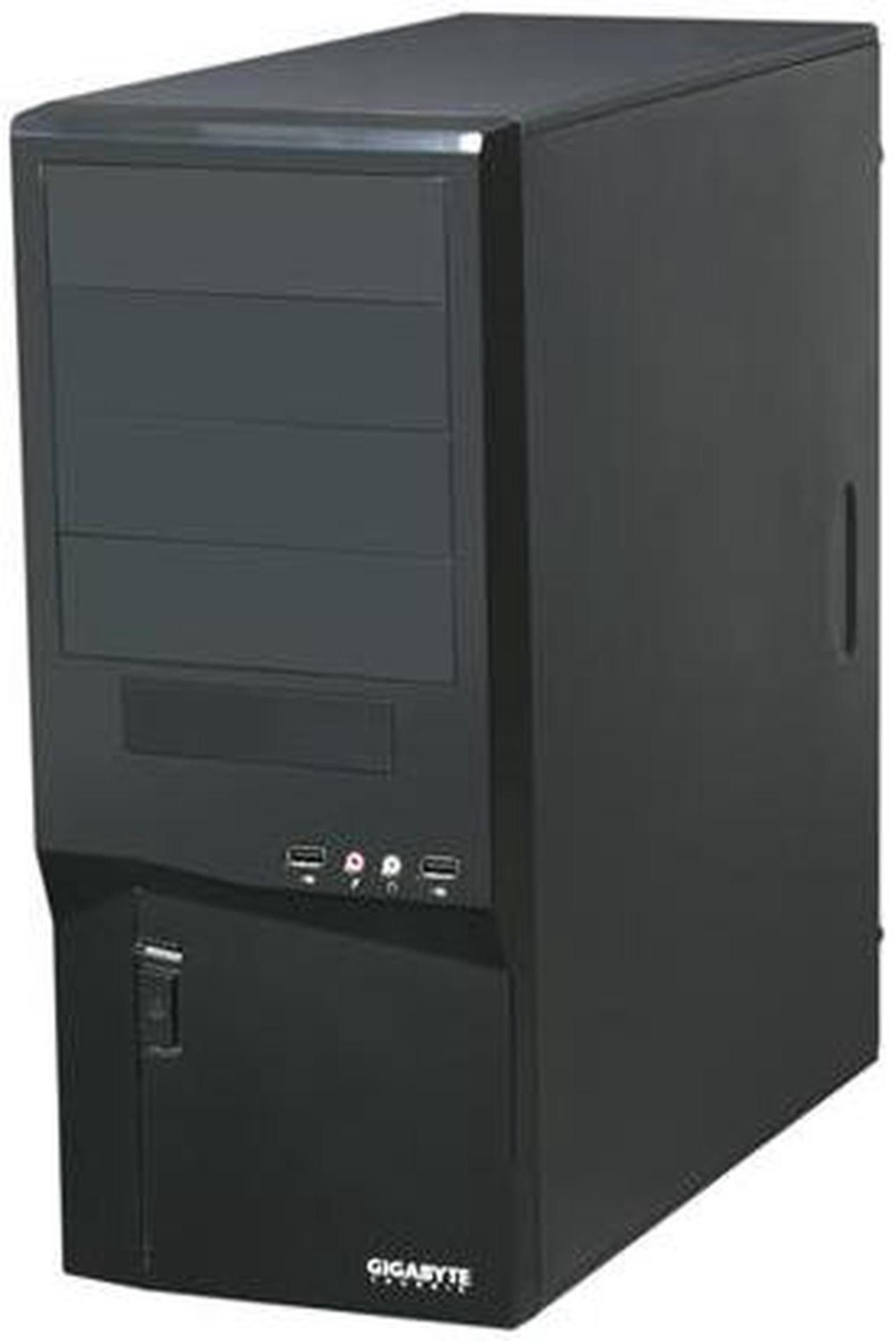 Alt view image 3 of 9 - GIGABYTE GZ-P5HA3W Black SECC ATX Mid Tower Computer Case w/ black interior Tower