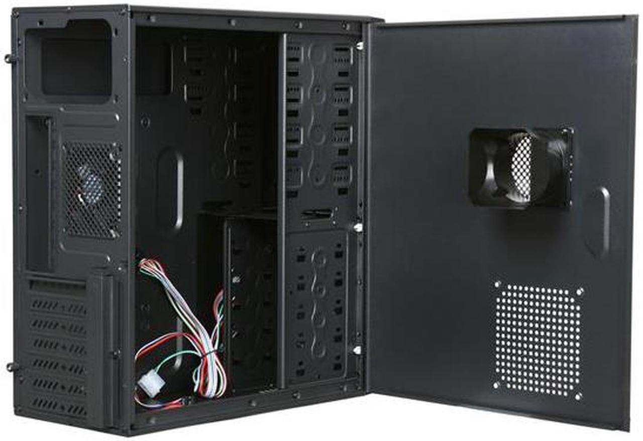 Alt view image 5 of 9 - GIGABYTE GZ-P5HA3W Black SECC ATX Mid Tower Computer Case w/ black interior Tower