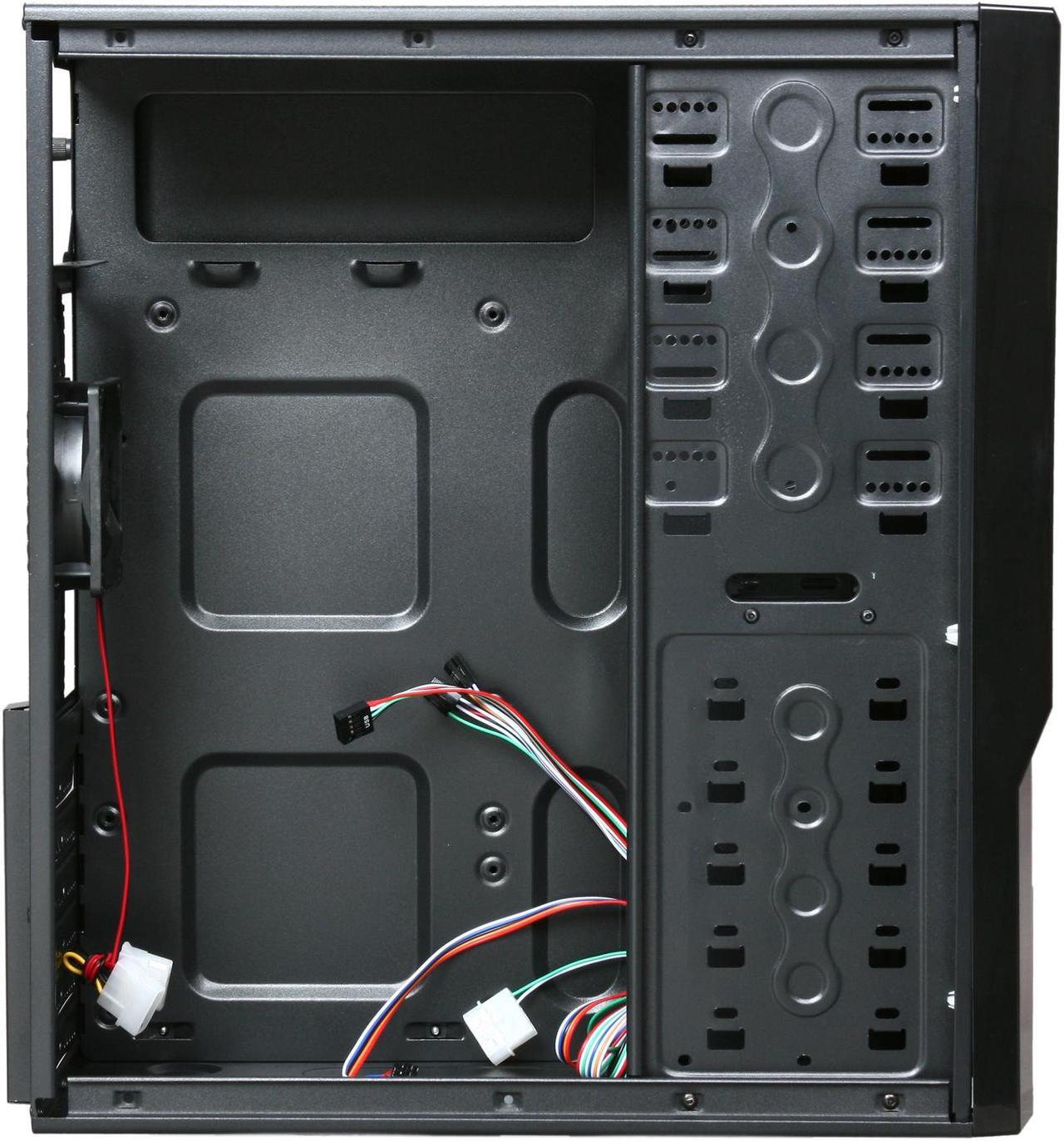 Alt view image 6 of 9 - GIGABYTE GZ-P5HA3W Black SECC ATX Mid Tower Computer Case w/ black interior Tower