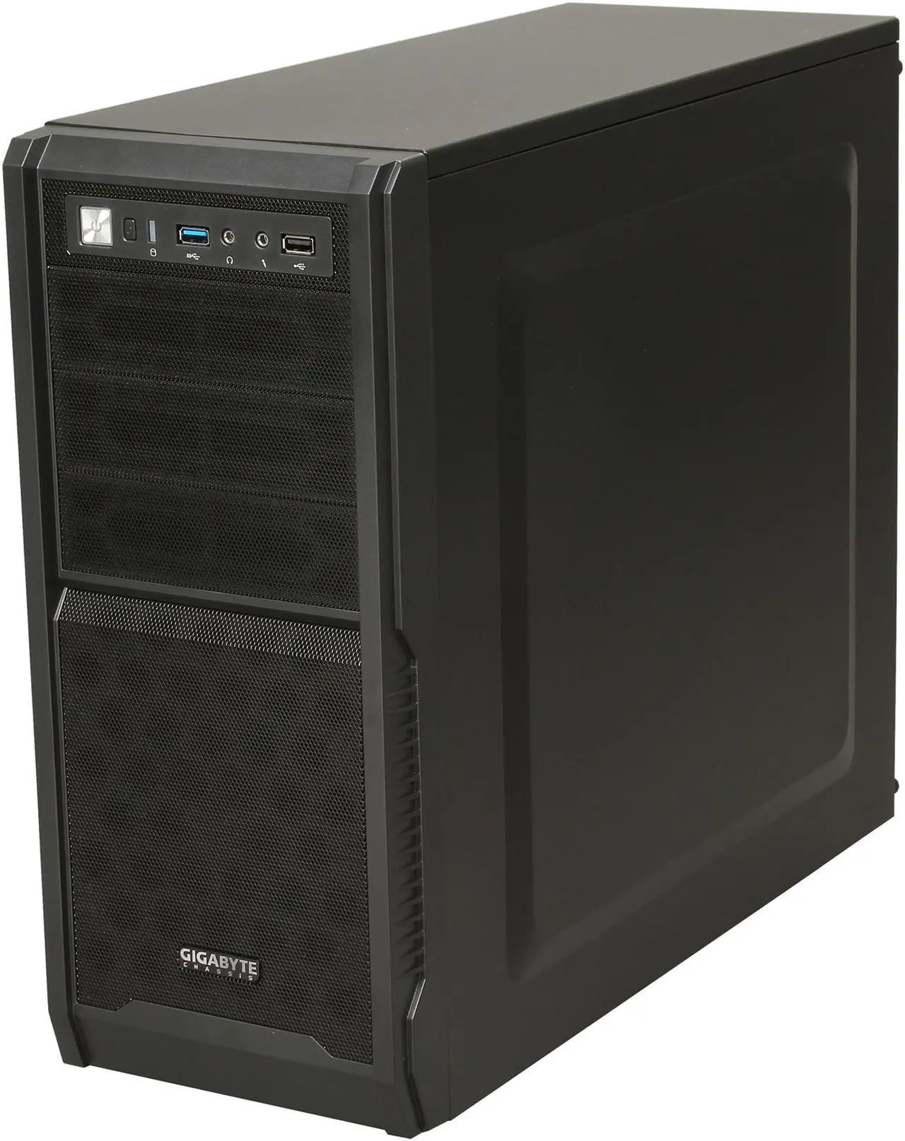 Alt view image 3 of 9 - GIGABYTE GZ-ZIF138R Black ABS+MESH / 0.5mm SGCC ATX Mid Tower Computer Case