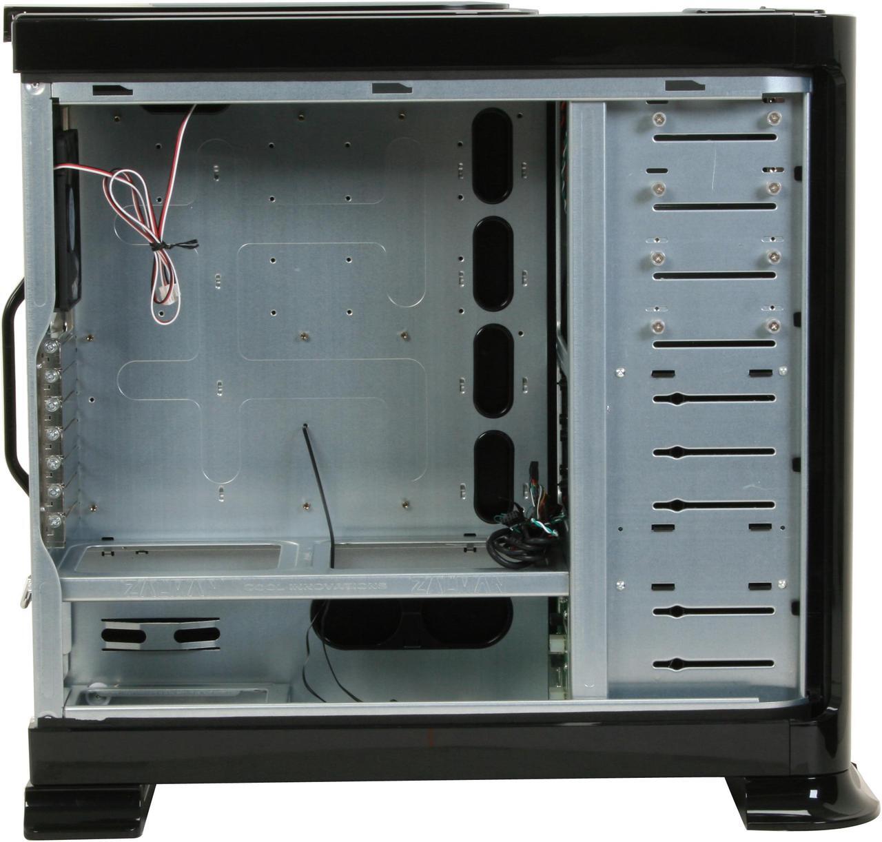 Alt view image 8 of 13 - ZALMAN PROFESSIONAL GS-1000-BK Black Computer Case Aluminum / 1.0mm SECC Steel Full Tower With Hot Swap Bays & PSU Roller Rails