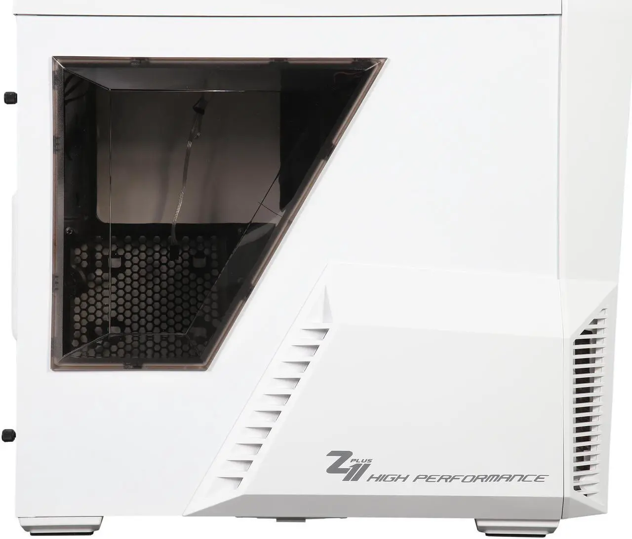 Alt view image 5 of 10 - ZALMAN Z11 Plus White Black Steel / Plastic ATX Mid Tower Computer Case