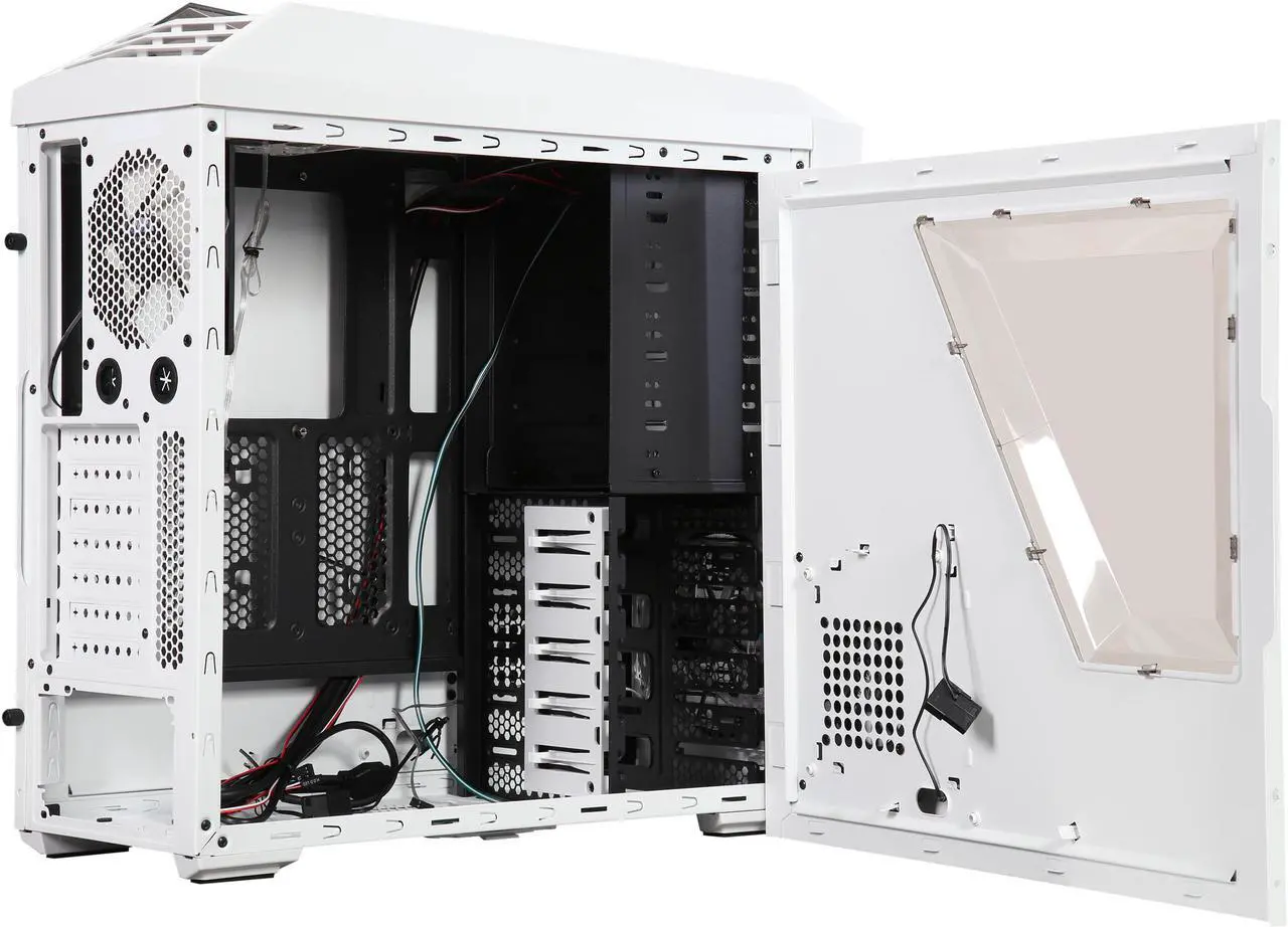Alt view image 7 of 10 - ZALMAN Z11 Plus White Black Steel / Plastic ATX Mid Tower Computer Case
