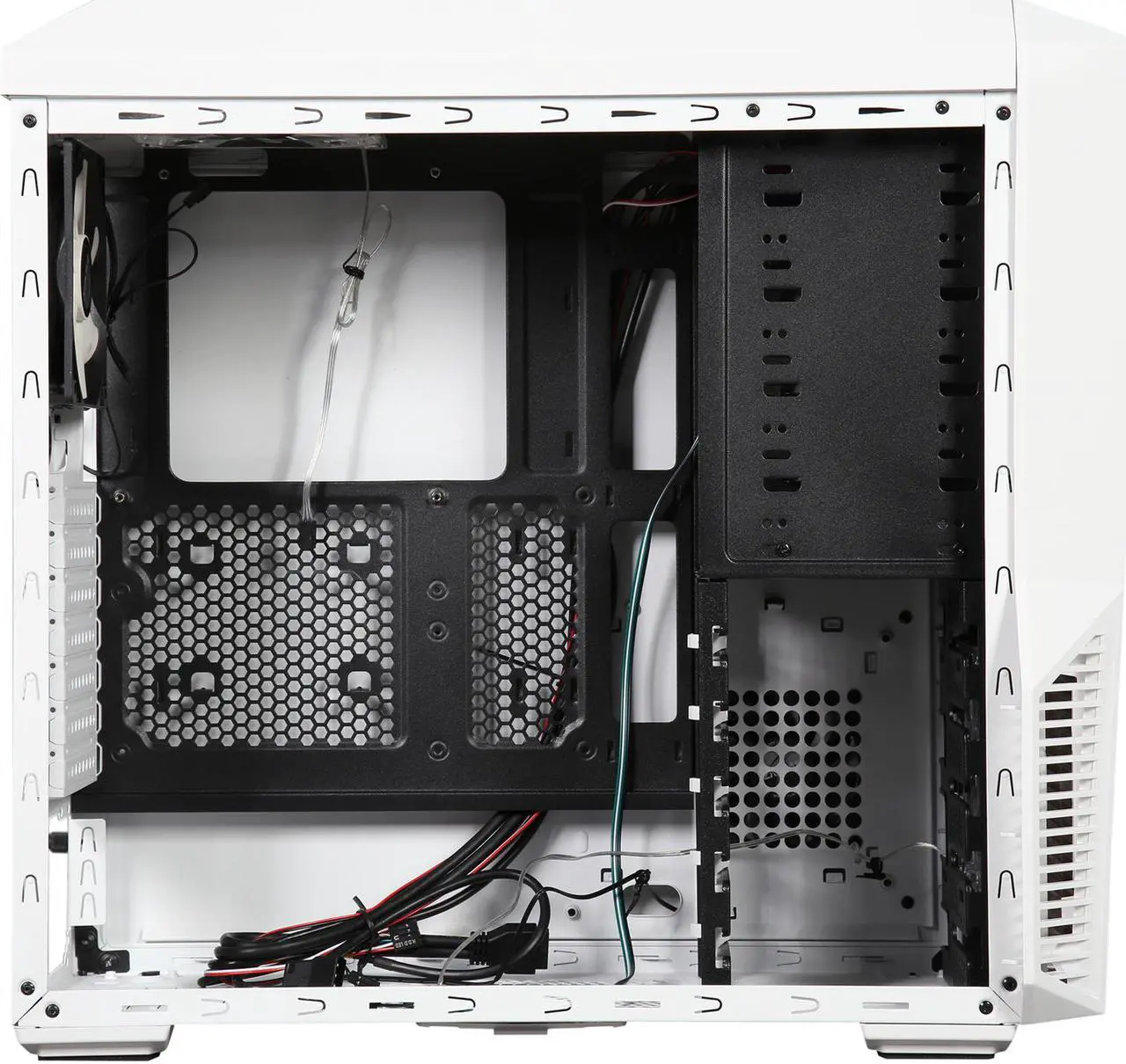 Alt view image 8 of 10 - ZALMAN Z11 Plus White Black Steel / Plastic ATX Mid Tower Computer Case