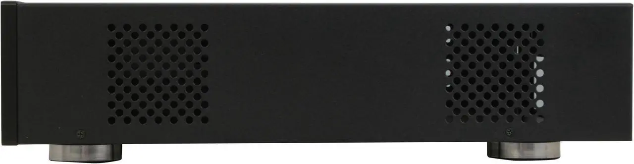 Alt view image 6 of 13 - Moneual Black Aluminum MONCASO 301 B Micro ATX Media Center / HTPC Case