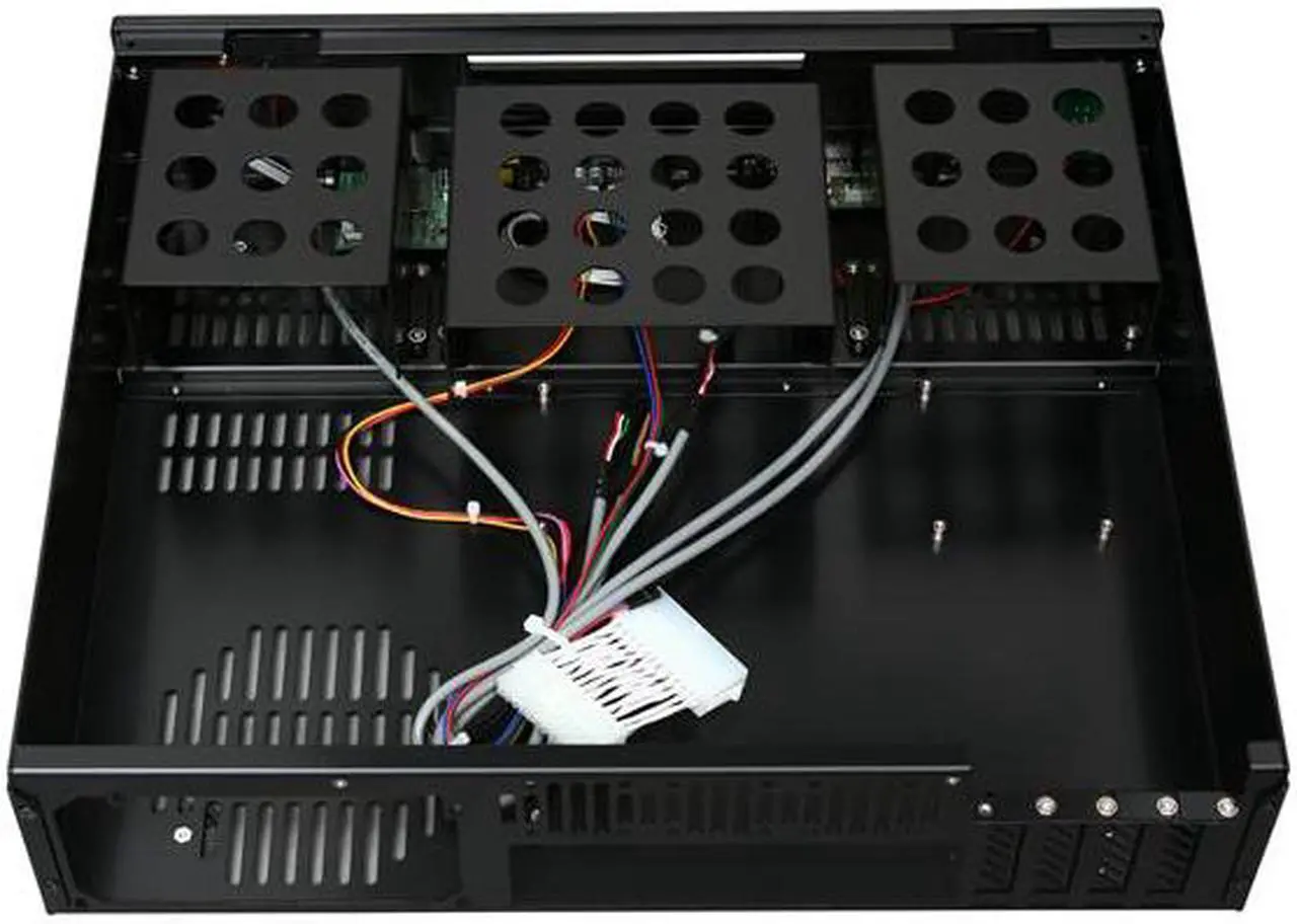Alt view image 5 of 6 - Moneual Black Aluminum MonCaso 320B Micro ATX Media Center / HTPC Case