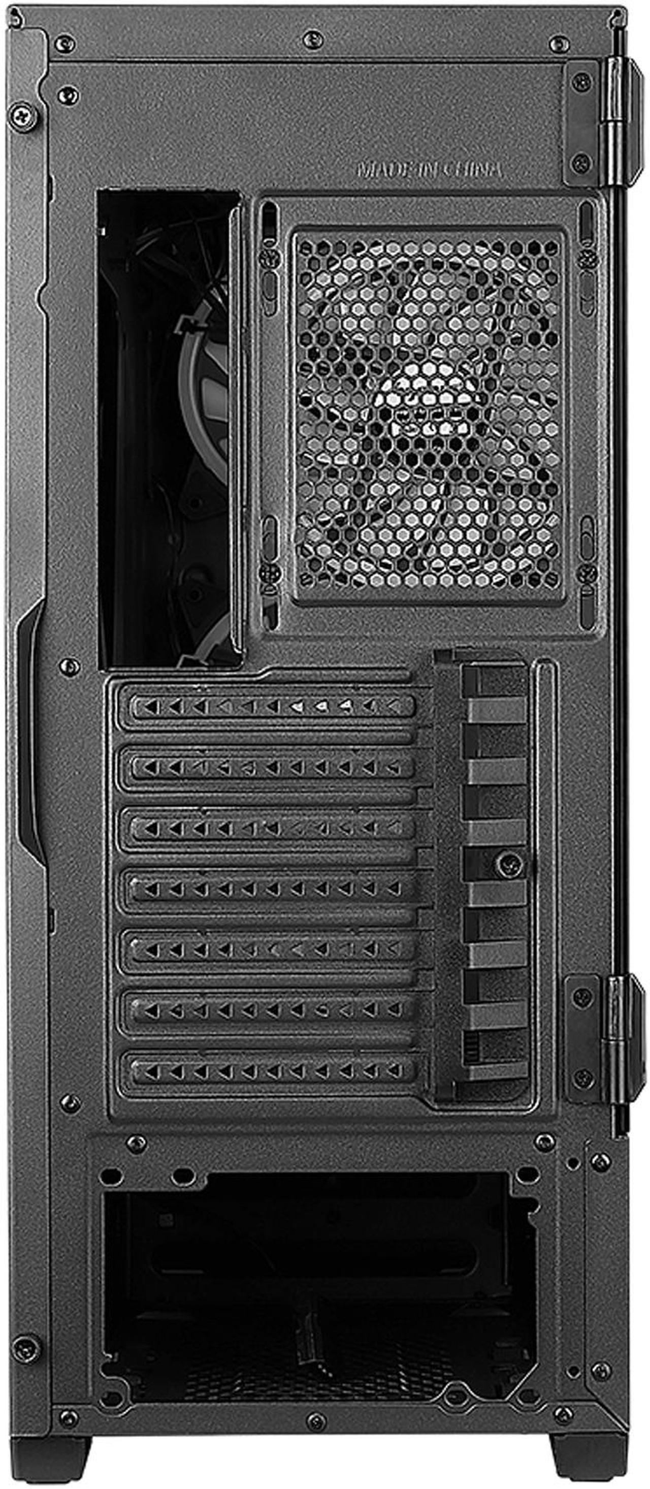 Alt view image 14 of 18 - Bgears b-Voguish-RGB Black Steel / Tempered Glass ATX Mid Tower Computer Case with 6 x 120mm ARGB Fan