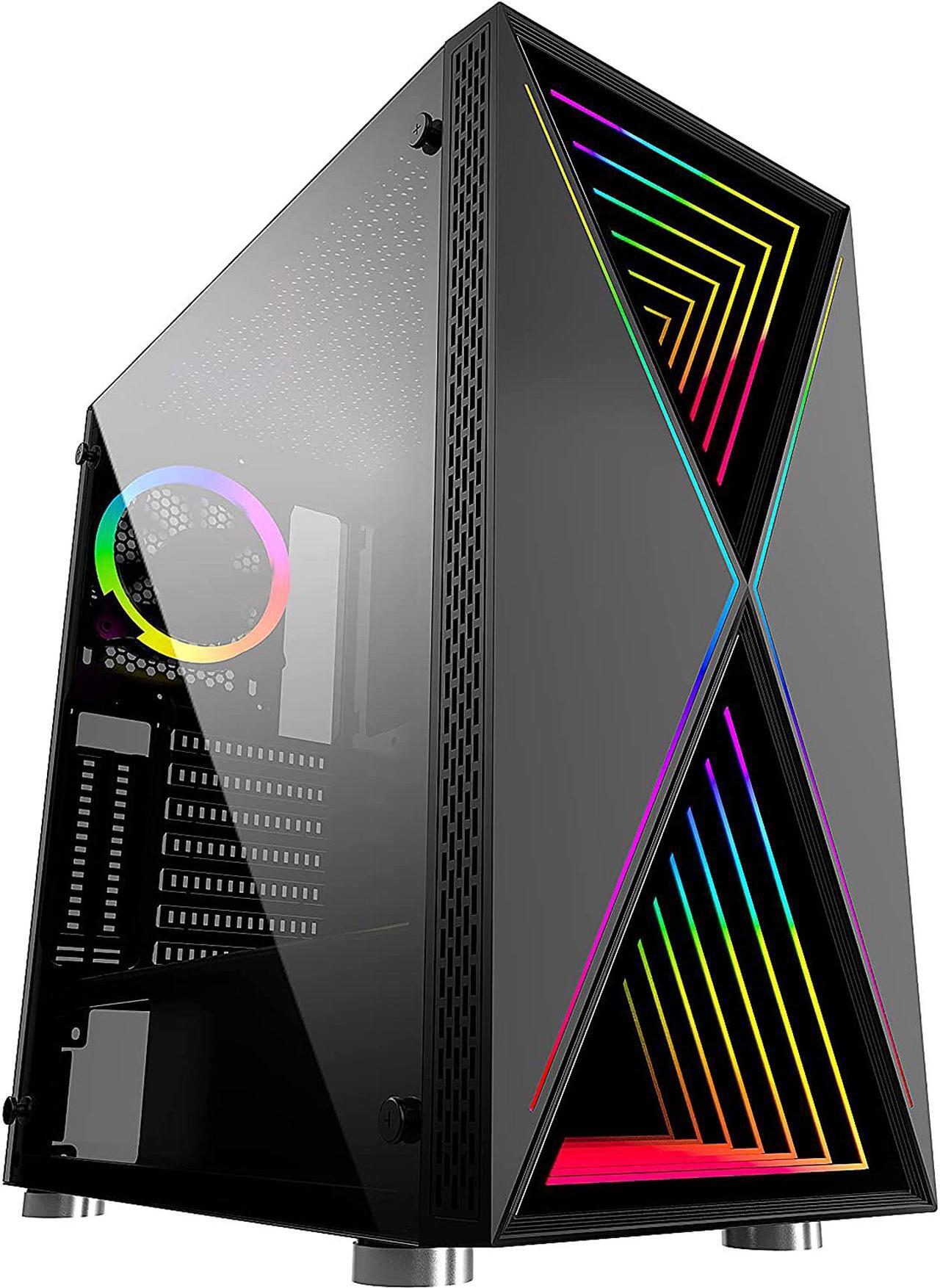 Main image of Bgears b-BlackWidow RGB Black Black ATX Tower Computer Case
