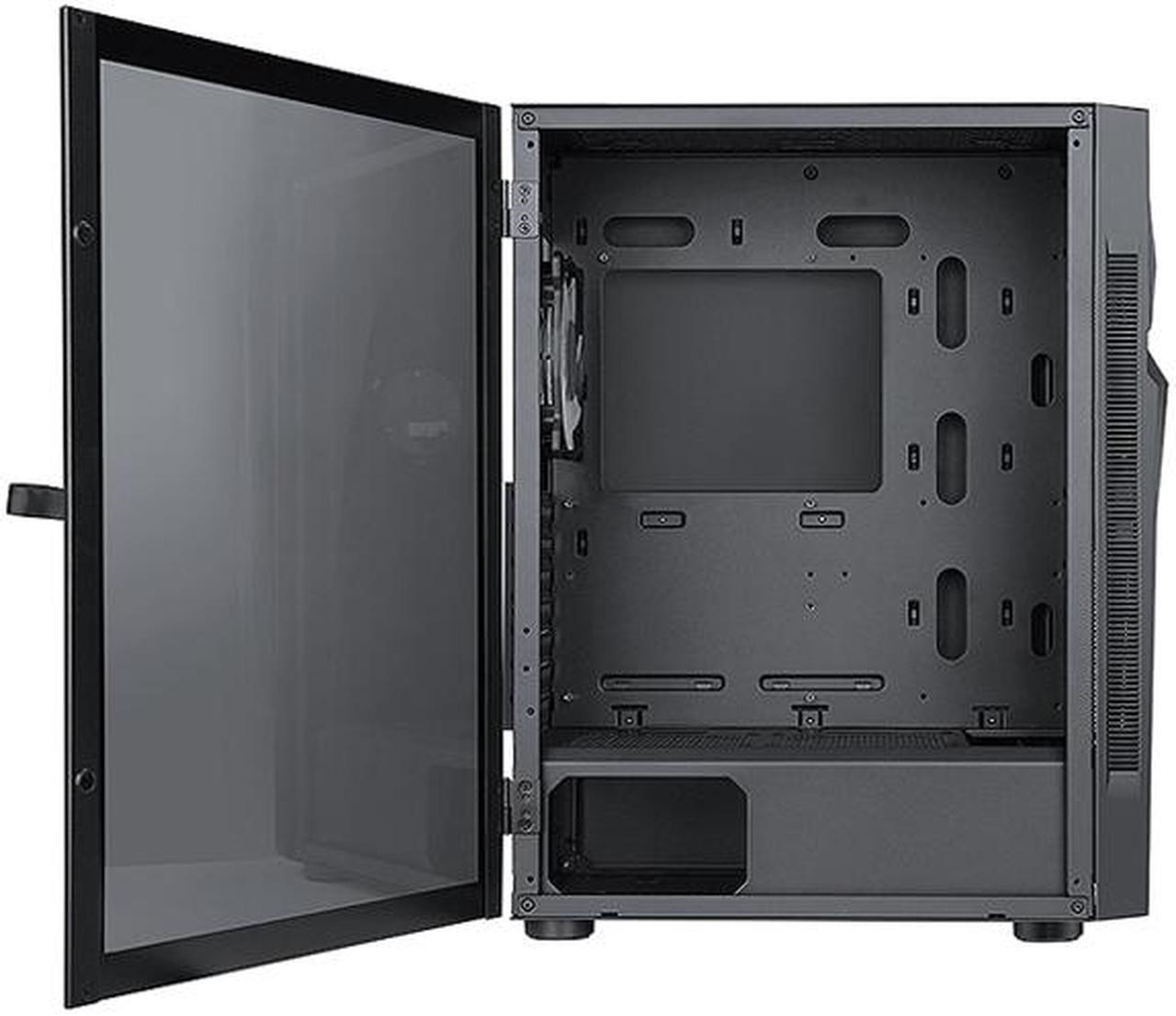 Alt view image 8 of 10 - Bgears Vortex Black Middle Tower ATX Middle Tower ATX