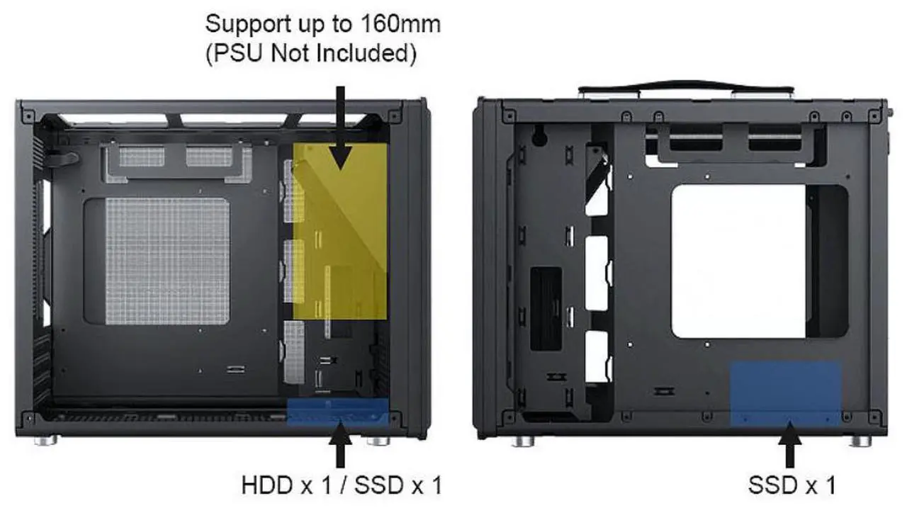Alt view image 3 of 7 - Bgears White Micro ATX Cases,  ABS + Mesh, USB3.0 + Type C + Mic / HD Audio, White   BG30149