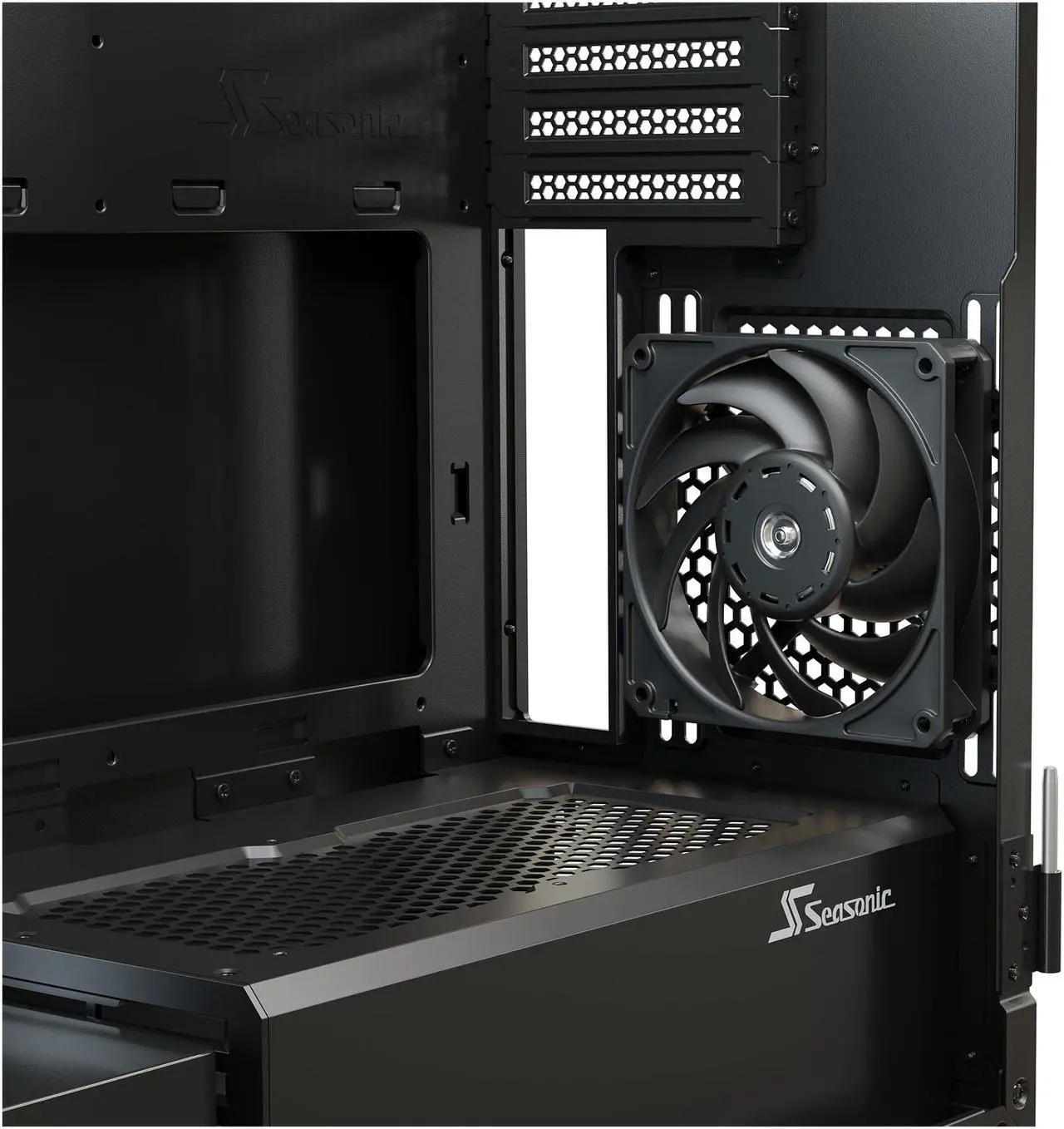 Alt view image 10 of 16 - Seasonic SYNCRO Q704 Case, 2021 iF and Red Dot Design Award Winner, Cable Management Design to Create Quality & Clean Look, Use with SYNCRO PSU Highly Recommended