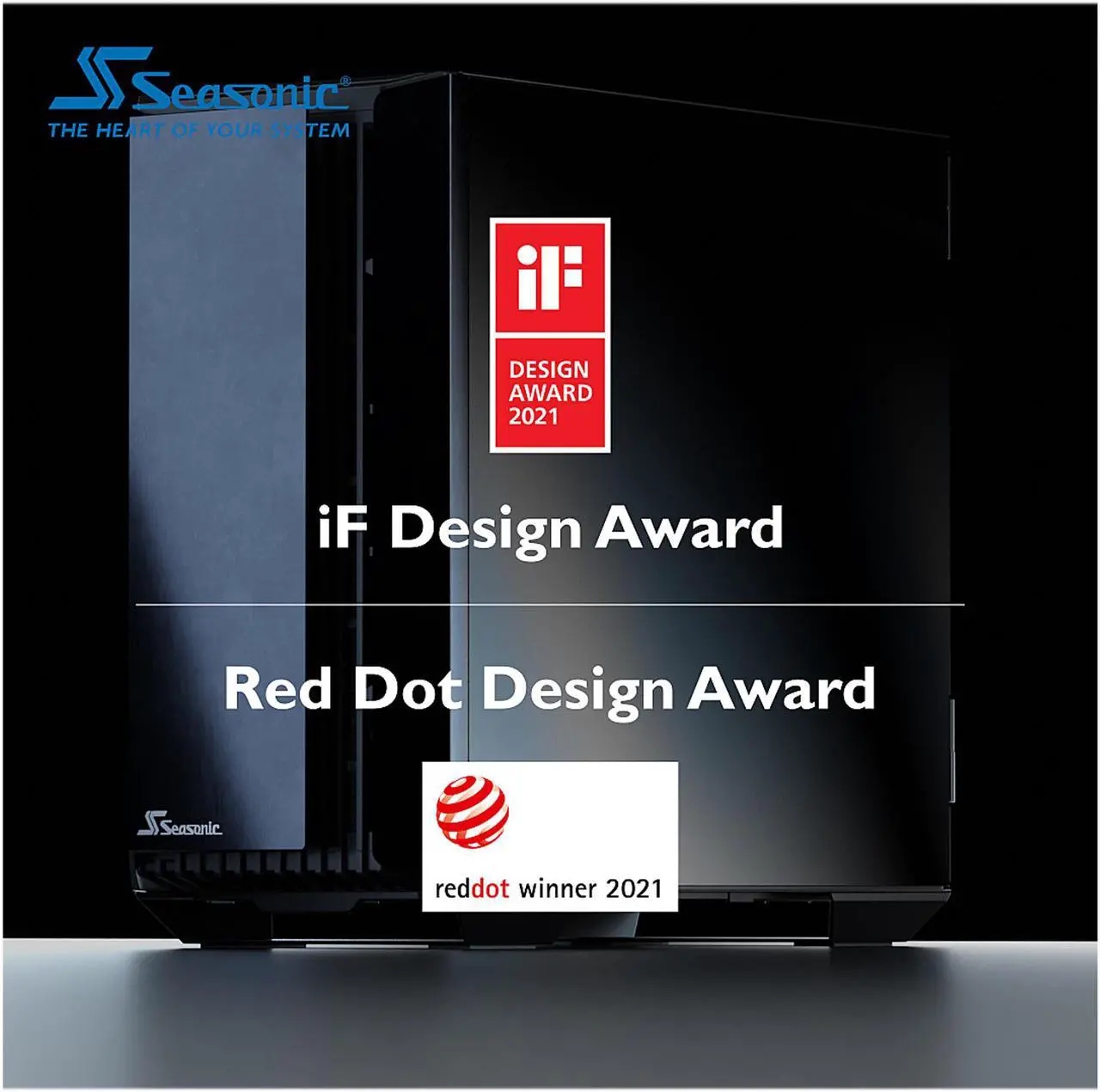 Alt view image 2 of 16 - Seasonic SYNCRO Q704 Case, 2021 iF and Red Dot Design Award Winner, Cable Management Design to Create Quality & Clean Look, Use with SYNCRO PSU Highly Recommended