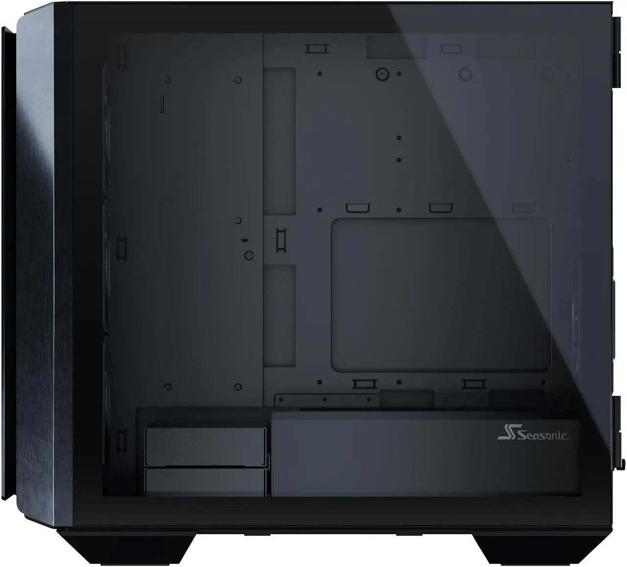 Alt view image 8 of 16 - Seasonic SYNCRO Q704 Case, 2021 iF and Red Dot Design Award Winner, Cable Management Design to Create Quality & Clean Look, Use with SYNCRO PSU Highly Recommended