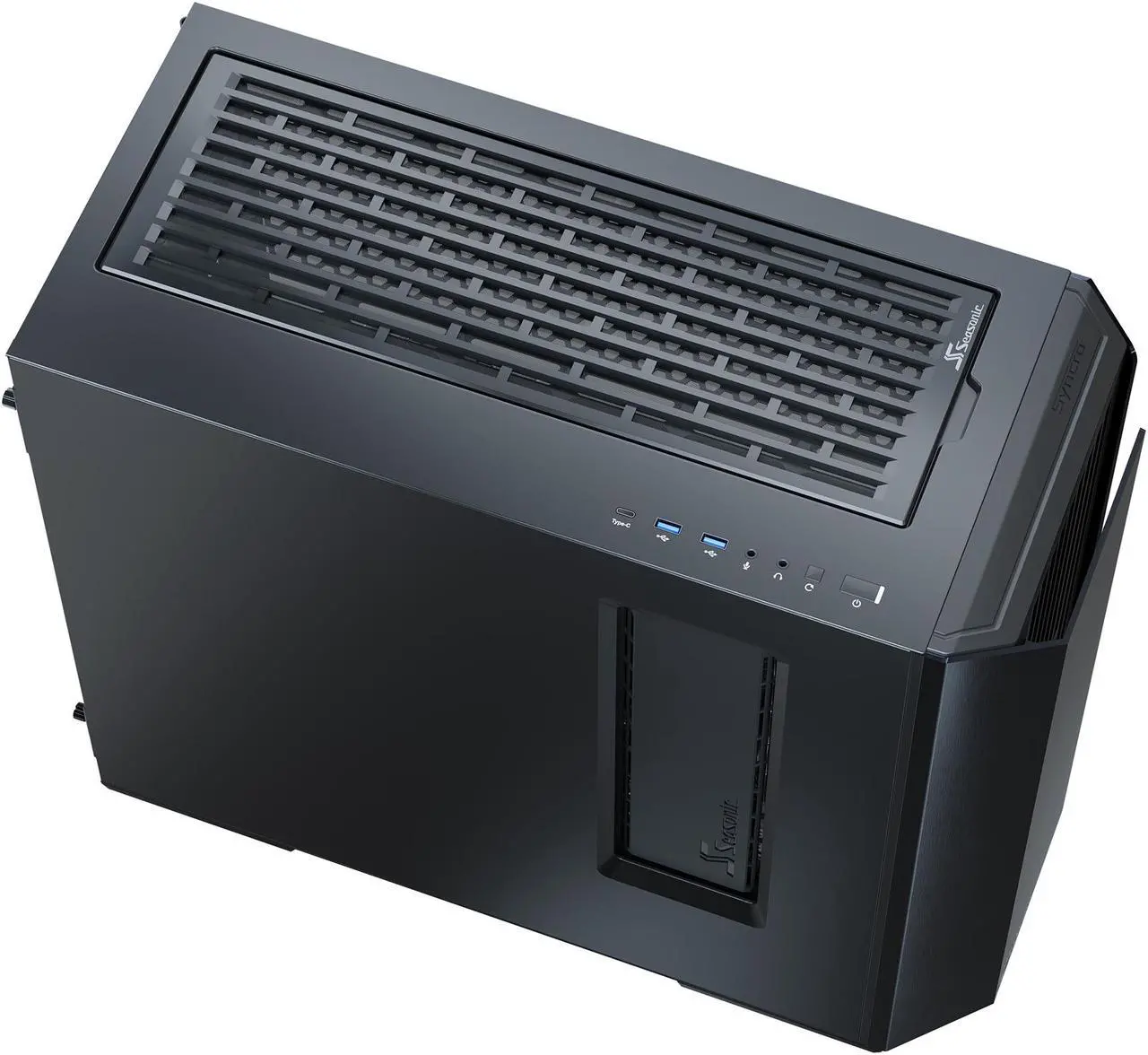 Alt view image 13 of 16 - Seasonic SYNCRO Q704 Case, 2021 iF and Red Dot Design Award Winner, Cable Management Design to Create Quality & Clean Look, Use with SYNCRO PSU Highly Recommended