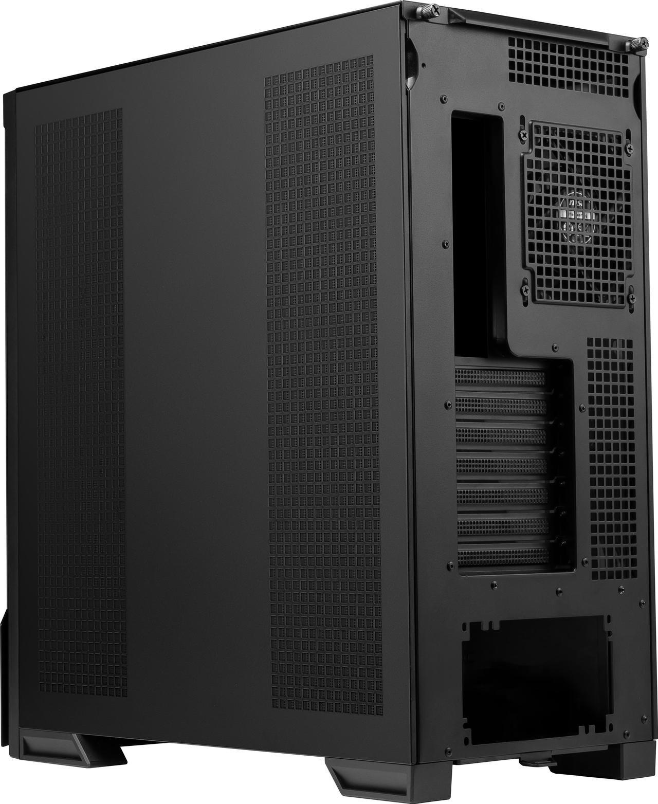 Alt view image 7 of 15 - MSI MPG Velox 300R Airflow PZ - Mid-Tower Gaming PC Case - Tempered Glass Side Panel - 2 x 160 mm Dual Layer Blades Fans - Liquid Cooling Support up to 360mm Radiator - Mesh Panel for Airflow