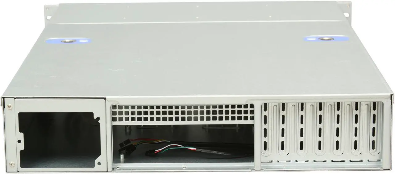 Alt view image 4 of 7 - Habey ESC-2122C 2U Storage Server Chassis with 12 hot-swap SAS/SATA Bay - OEM