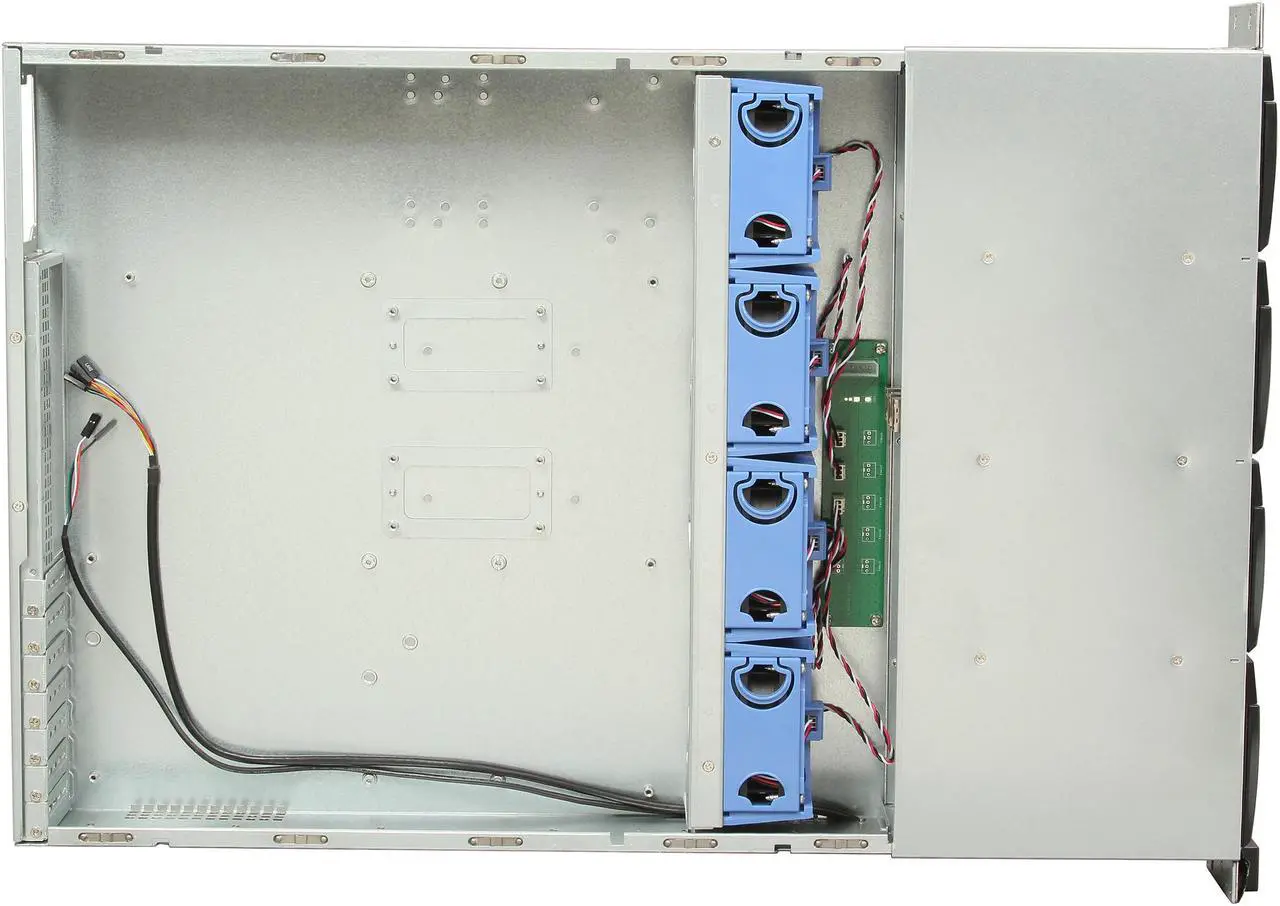 Alt view image 6 of 7 - Habey ESC-2122C 2U Storage Server Chassis with 12 hot-swap SAS/SATA Bay - OEM