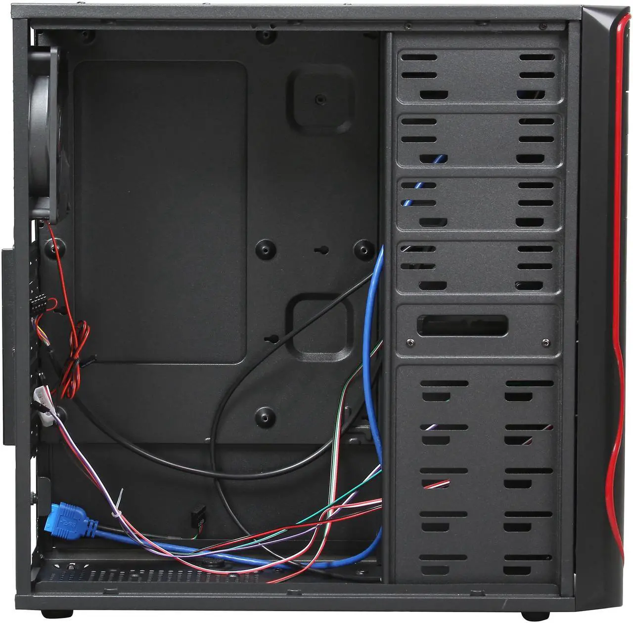 Alt view image 6 of 9 - Sentey CS1-1399 PLUS Black SECC 0.5mm ATX Mid Tower Computer Case