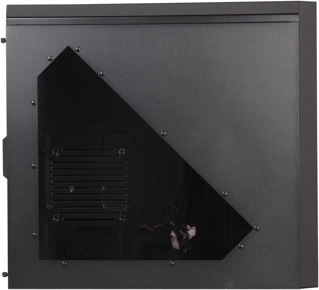 Alt view image 4 of 10 - BitFenix Shinobi Window Black Steel / Plastic ATX Mid Tower Computer Case