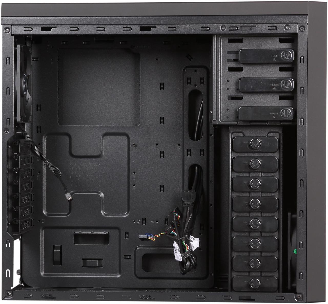 Alt view image 6 of 10 - BitFenix Shinobi Window Black Steel / Plastic ATX Mid Tower Computer Case