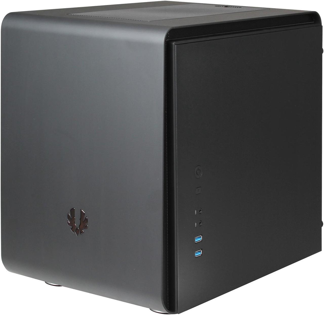 Alt view image 3 of 9 - BitFenix Phenom BFC-PHE-300-KKXKK-RP Midnight Black Steel / Plastic Mini-ITX Tower Computer Case