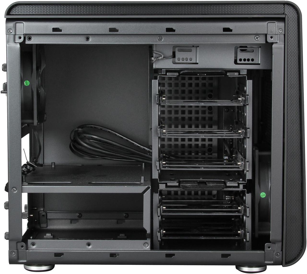 Alt view image 6 of 9 - BitFenix Phenom BFC-PHE-300-KKXKK-RP Midnight Black Steel / Plastic Mini-ITX Tower Computer Case