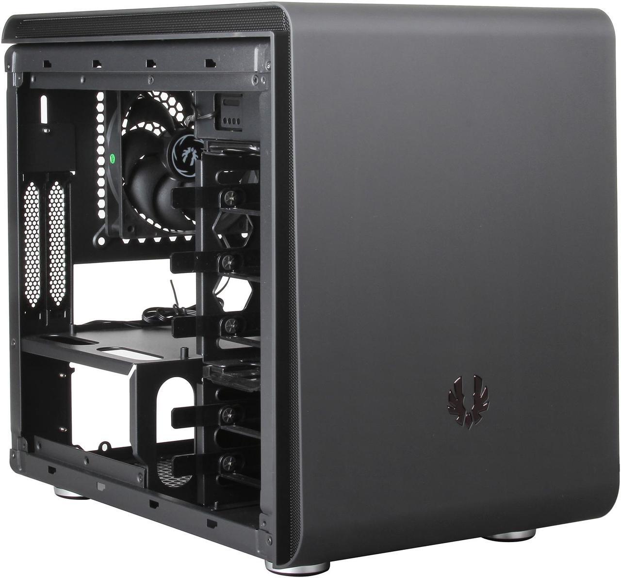 Alt view image 7 of 9 - BitFenix Phenom BFC-PHE-300-KKXKK-RP Midnight Black Steel / Plastic Mini-ITX Tower Computer Case