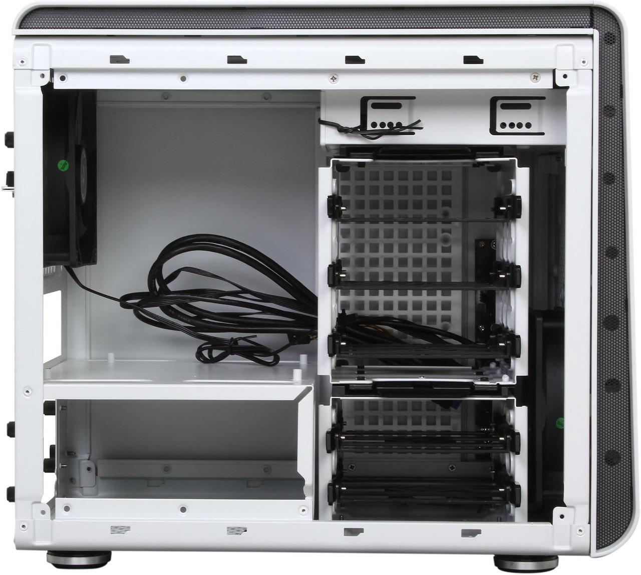 Alt view image 7 of 12 - BitFenix Phenom BFC-PHE-300-WWXKK-RP Arctic White Steel / Plastic Mini-ITX Tower Computer Case