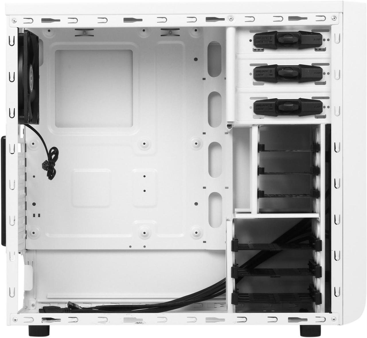 Alt view image 6 of 9 - BitFenix Comrade BFC-COM-100-WWXS1-RP White ATX Computer Case