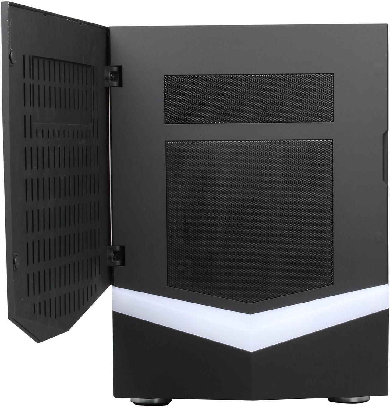 Alt view image 2 of 9 - BitFenix Colossus Micro ATX Black RGB LED Tower Computer Case