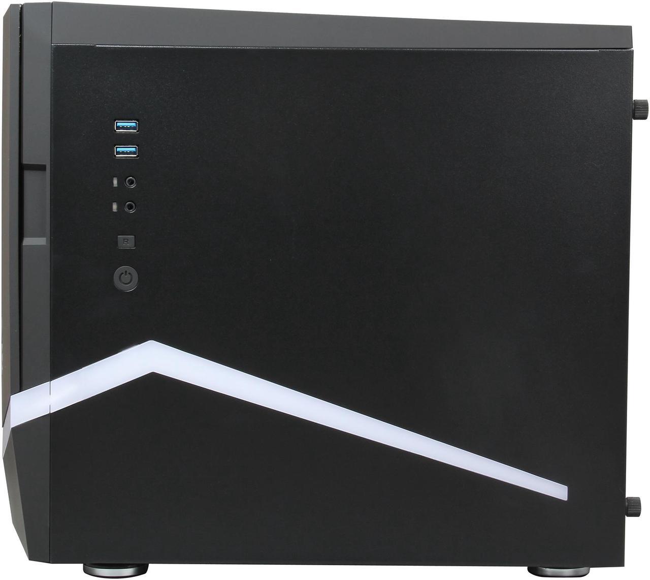 Alt view image 4 of 9 - BitFenix Colossus Micro ATX Black RGB LED Tower Computer Case