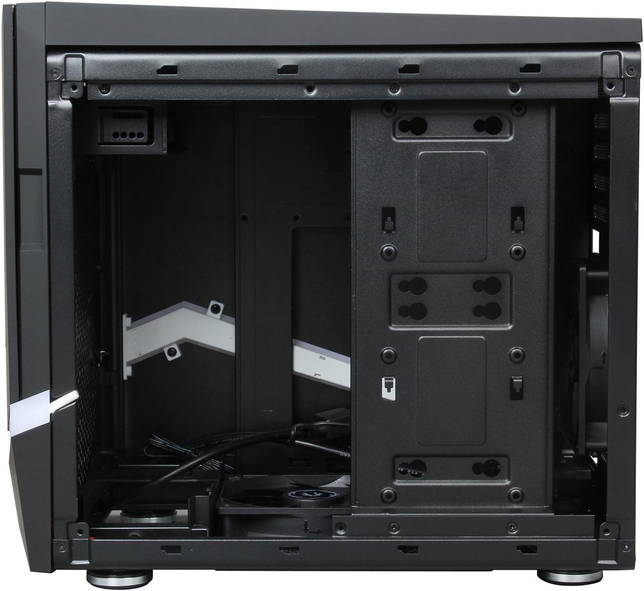 Alt view image 6 of 9 - BitFenix Colossus Micro ATX Black RGB LED Tower Computer Case