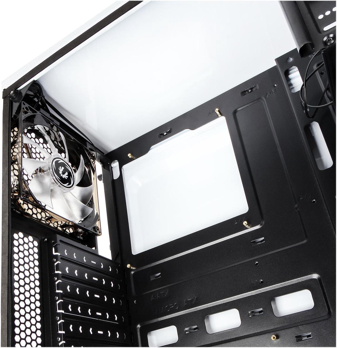 Alt view image 7 of 8 - BitFenix Nova TG White ATX/mATX/Mini ITX Midi Tower Case - Tempered Glass Window BFX-NTG-100-WWWKK-RP