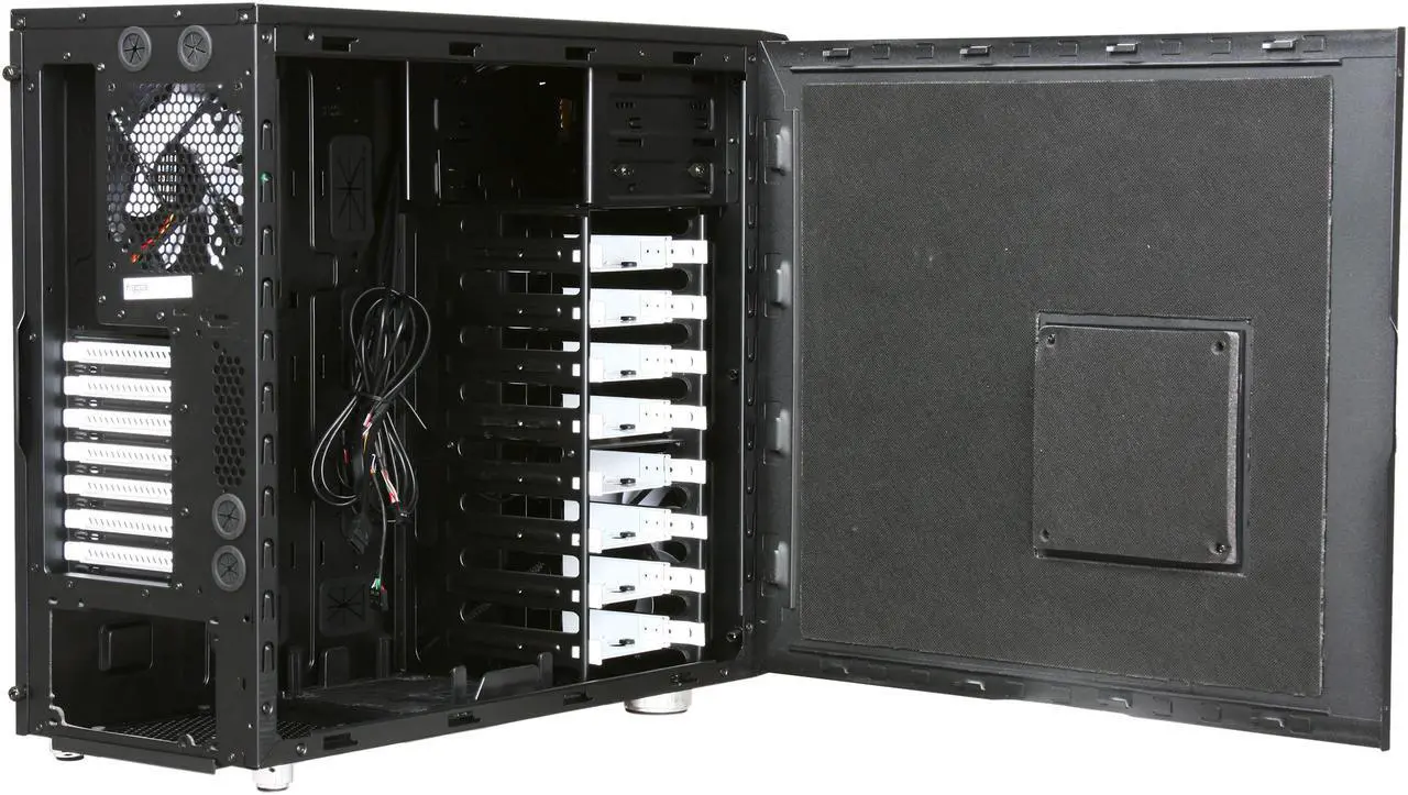 Alt view image 6 of 11 - Fractal Design Define R3 Black ATX Mid Tower Silent PC Computer Case