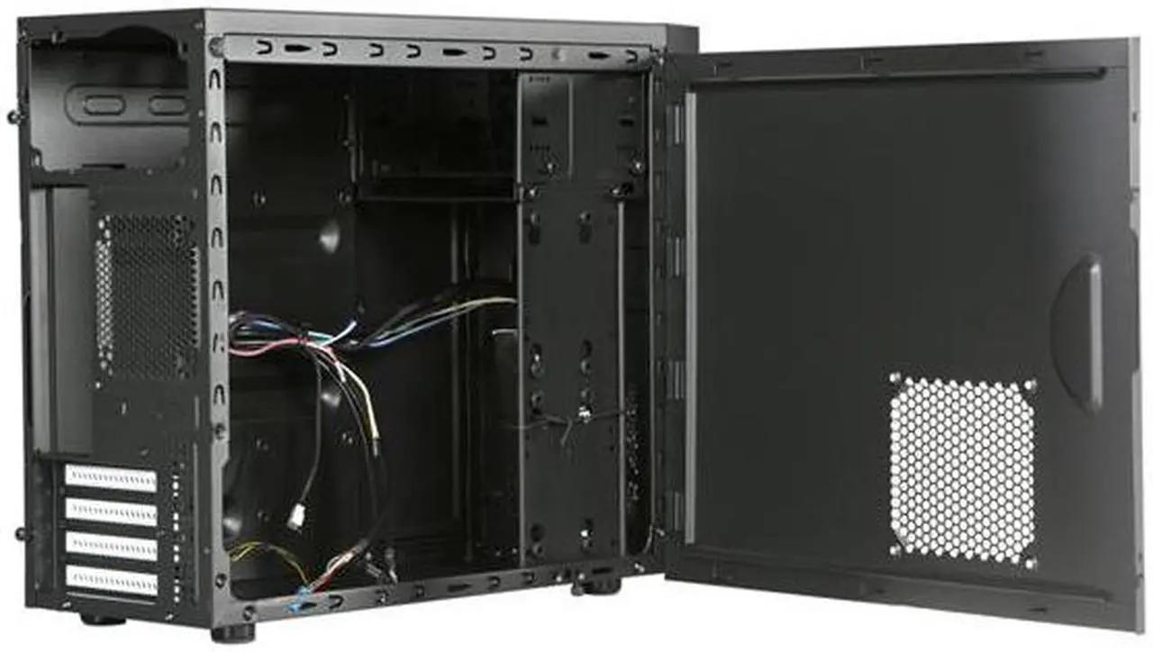 Alt view image 4 of 8 - Fractal Design Core 1000 Micro ATX Computer Case w/  1 x 120mm fan