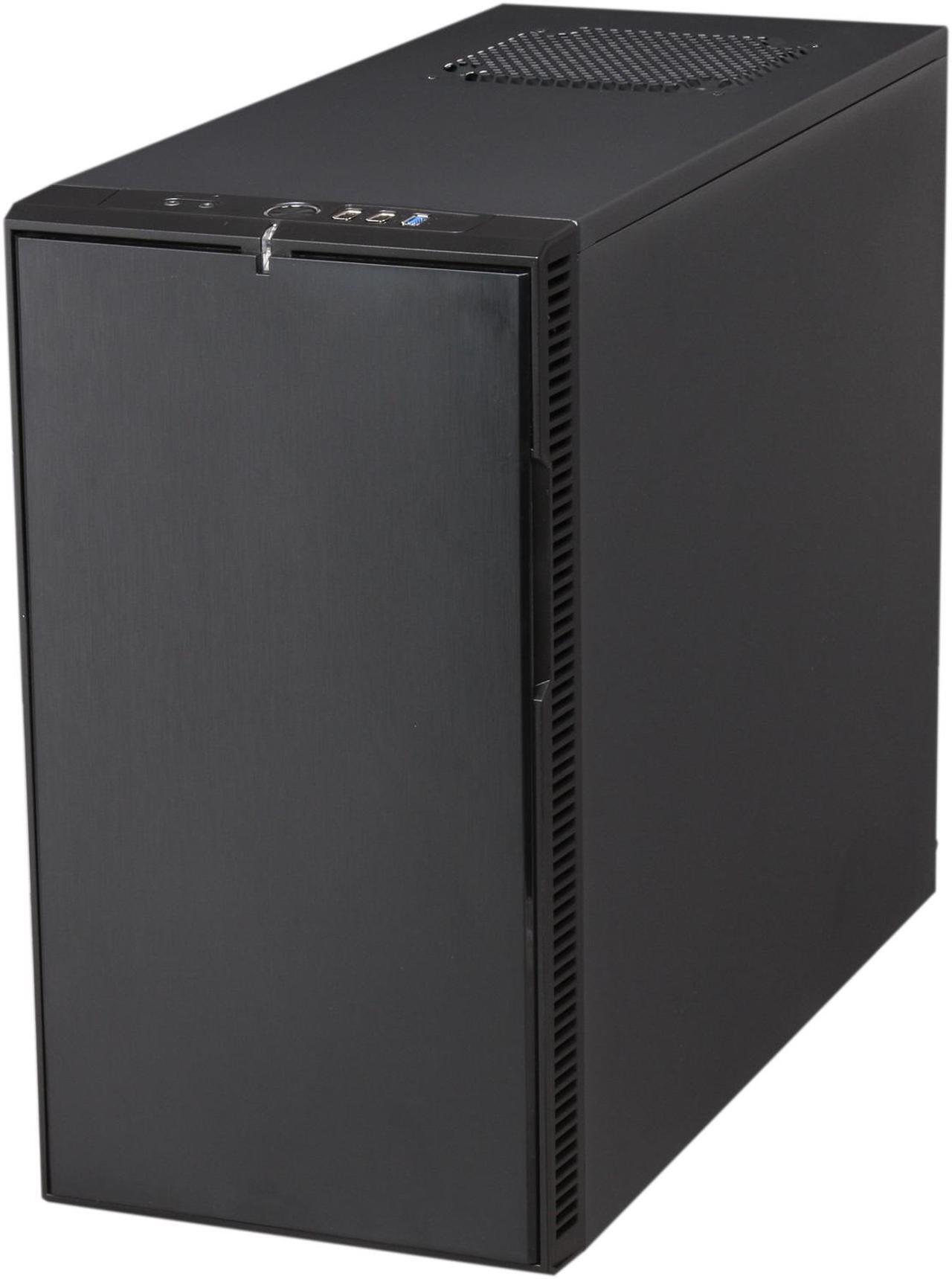 Alt view image 3 of 10 - Fractal Design Define Mini Black Silent MATX Mini Tower Computer Case