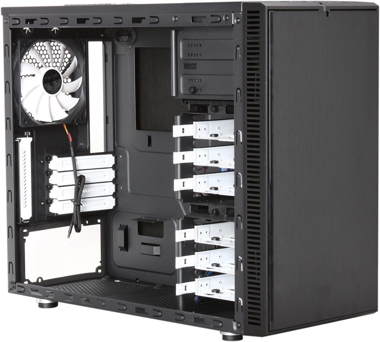 Alt view image 8 of 10 - Fractal Design Define Mini Black Silent MATX Mini Tower Computer Case