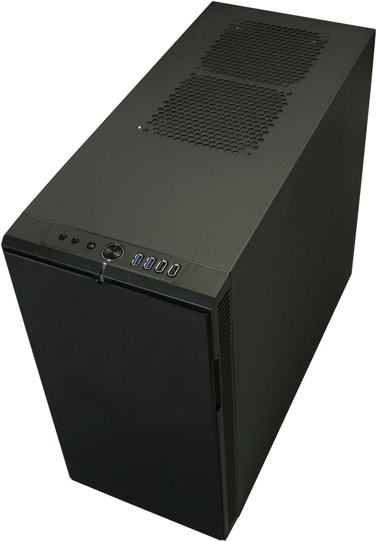 Alt view image 8 of 10 - Fractal Design Define R4 Black Silent ATX Midtower Computer Case