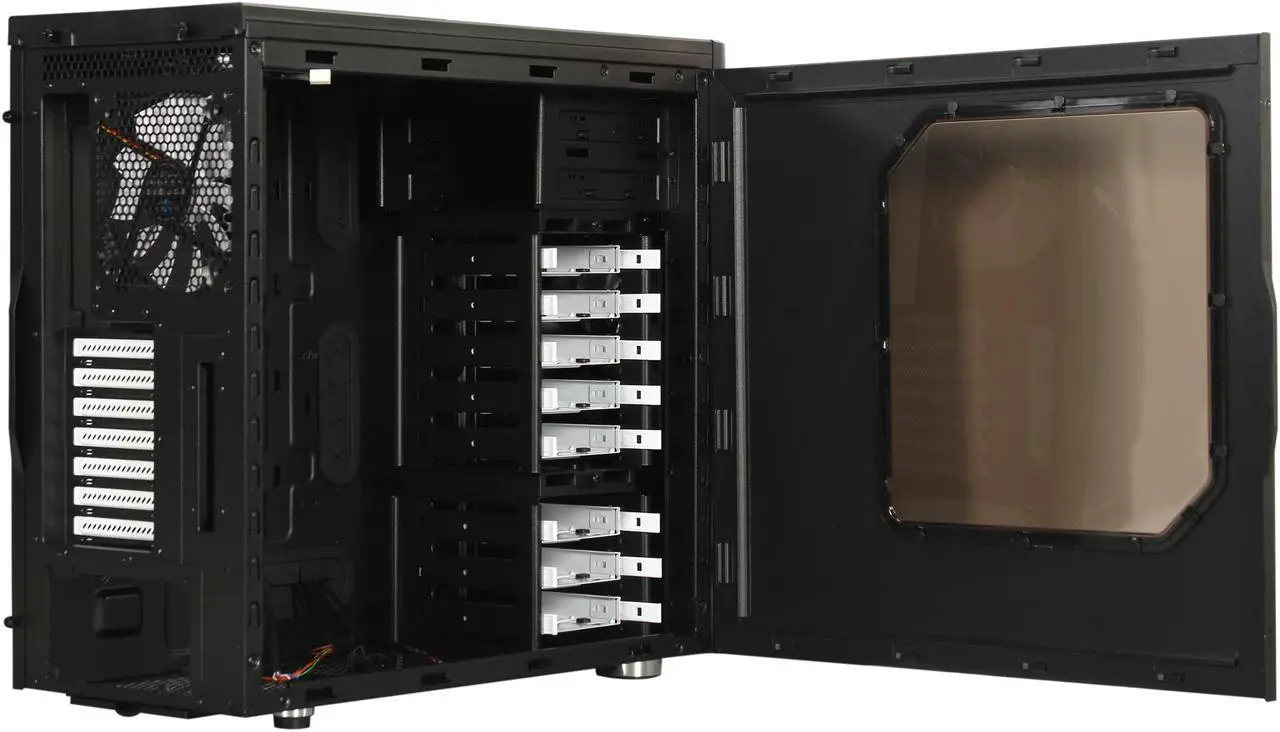Alt view image 5 of 10 - Fractal Design Arc Midi R2 Black Window High-Airflow ATX Midtower Computer Case