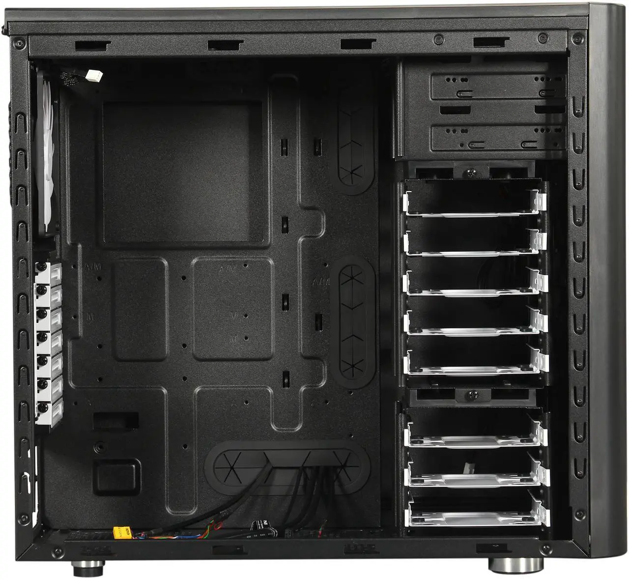 Alt view image 6 of 10 - Fractal Design Arc Midi R2 Black Window High-Airflow ATX Midtower Computer Case