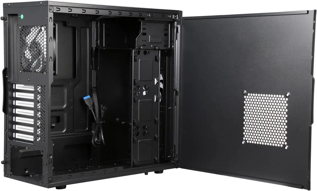 Alt view image 6 of 9 - Fractal Design Core 2300 Black Compact ATX Midtower Computer Case
