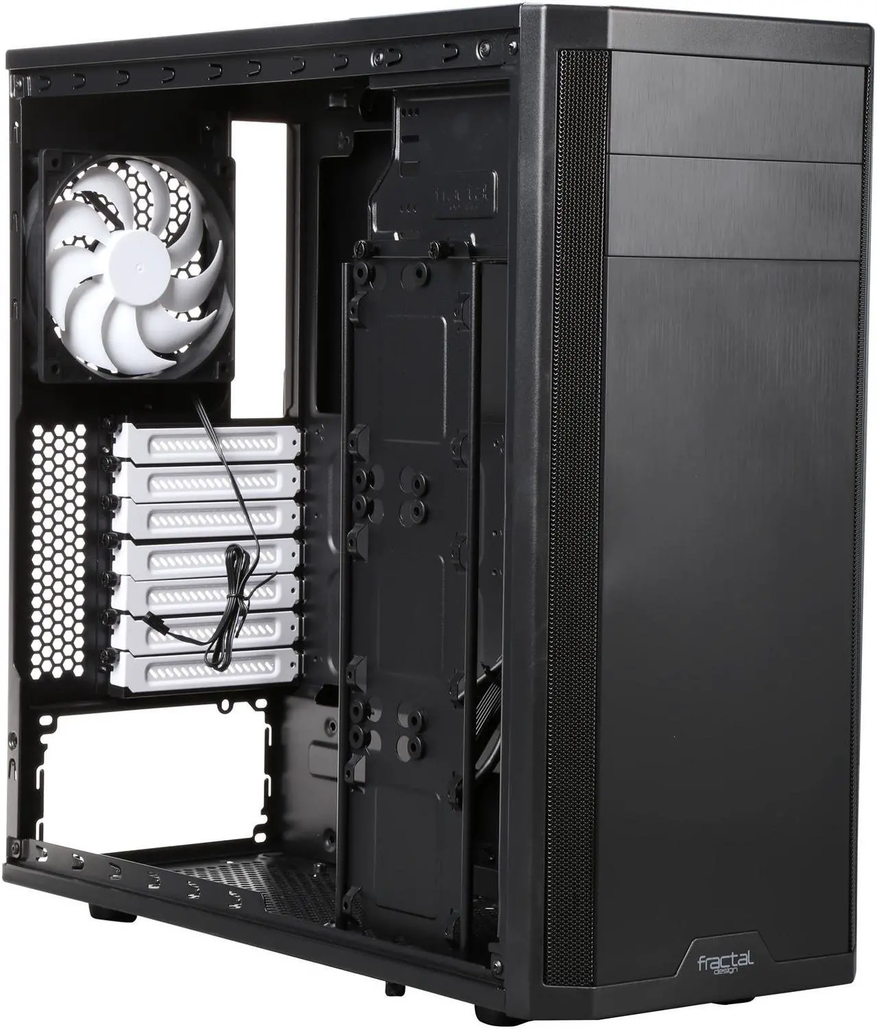 Alt view image 8 of 9 - Fractal Design Core 2300 Black Compact ATX Midtower Computer Case