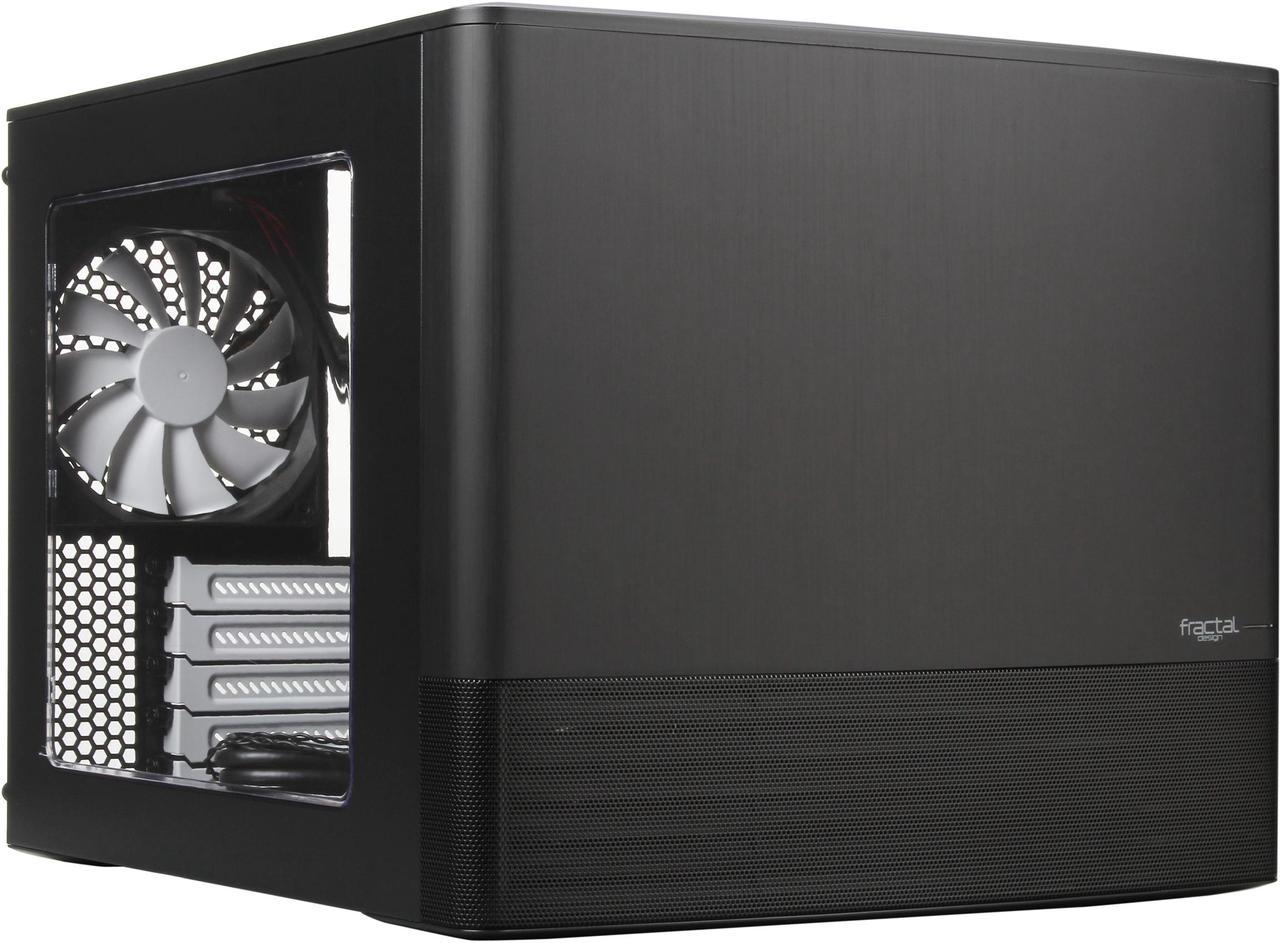 Fractal Design Node 804 Black Window Aluminum/Steel Micro ATX  Cube Computer Case