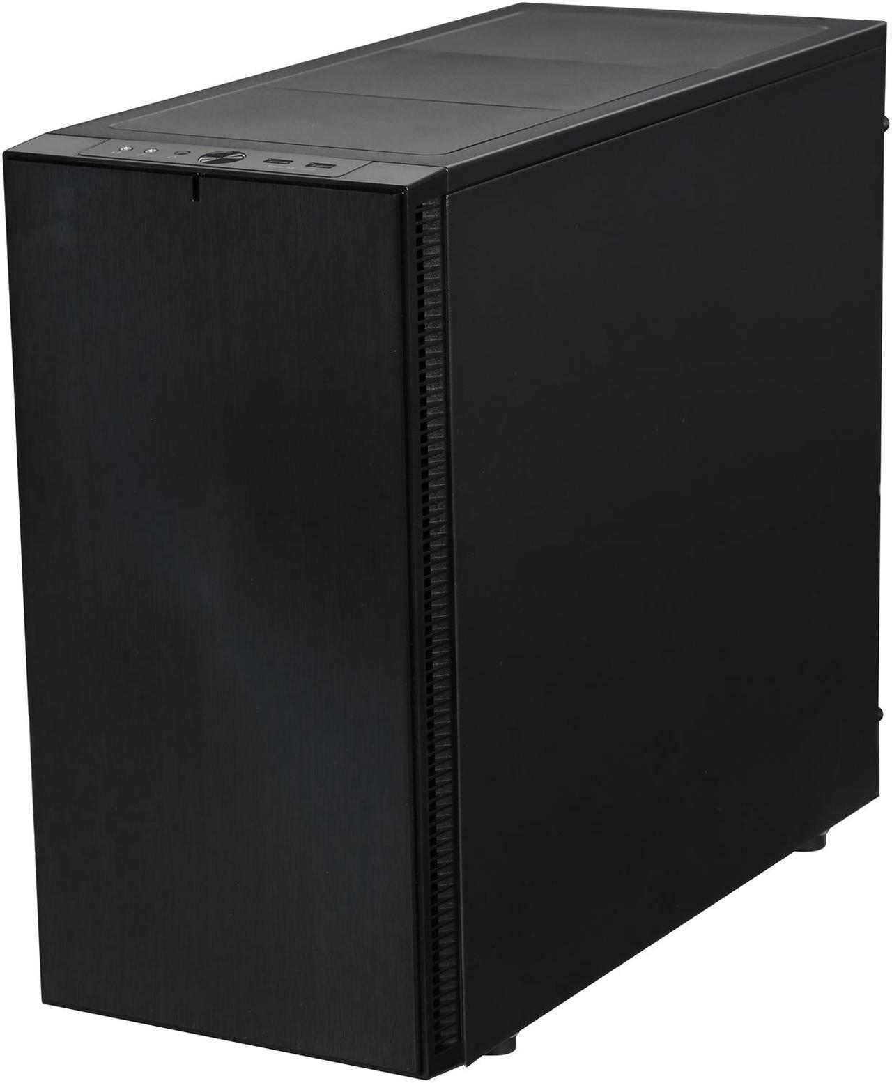 Alt view image 4 of 10 - Fractal Design Define S Black Silent ATX Midtower Computer Case