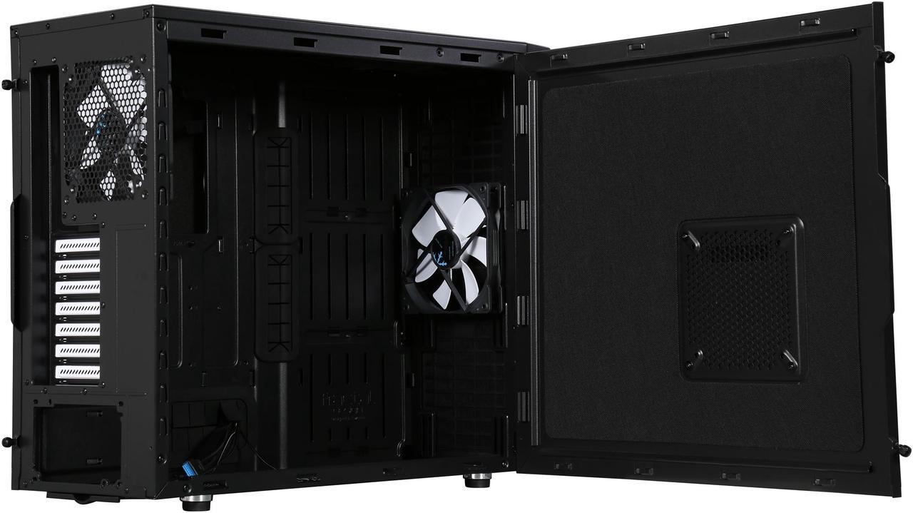 Alt view image 6 of 10 - Fractal Design Define S Black Silent ATX Midtower Computer Case