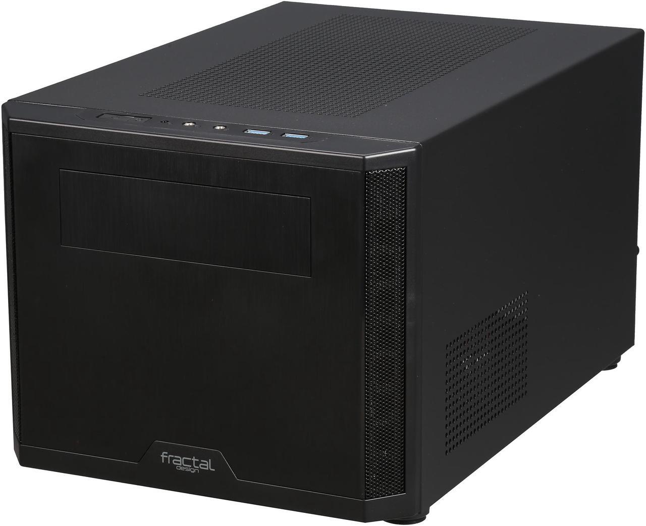 Alt view image 3 of 13 - Fractal Design Core 500 Black Mini-ITX Small Form Factor Computer Case