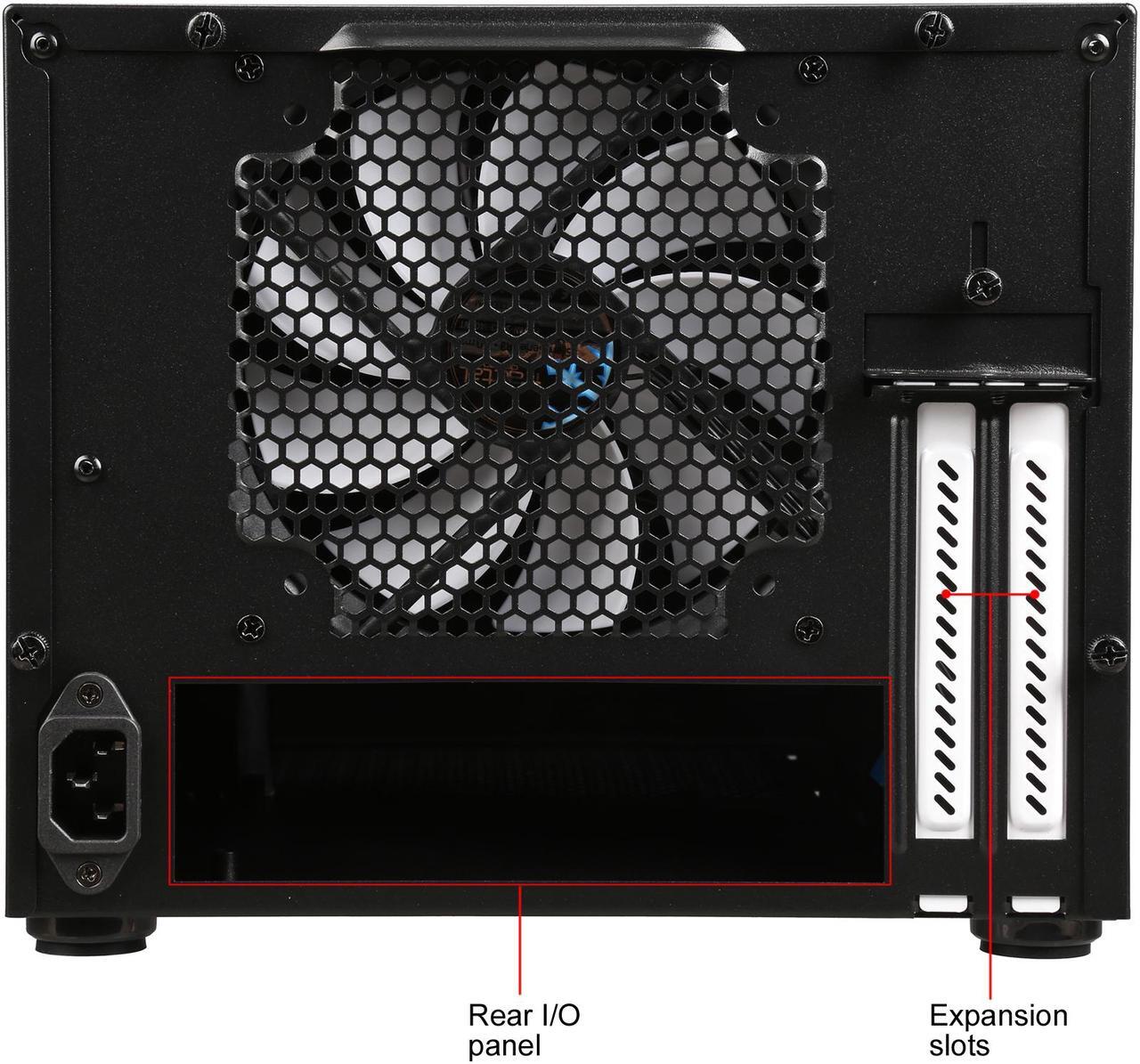 Alt view image 11 of 13 - Fractal Design Core 500 Black Mini-ITX Small Form Factor Computer Case